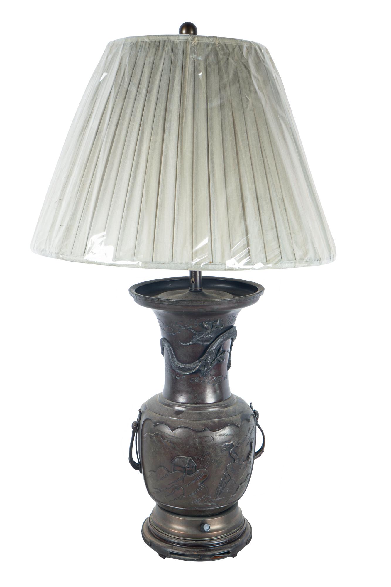 JAPANESE PATINATED METAL URN (1 of 10)