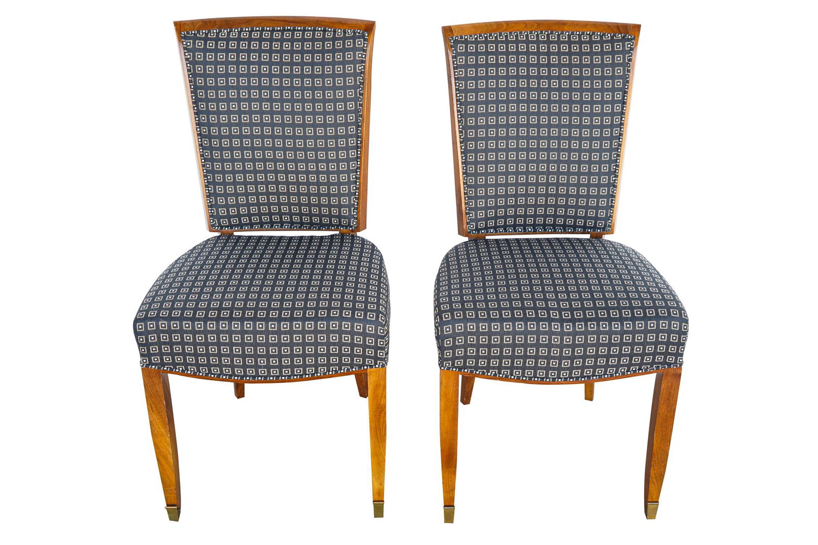 PAIR OF BIEDERMEIER WALNUT SIDE CHAIRS (1 of 7)