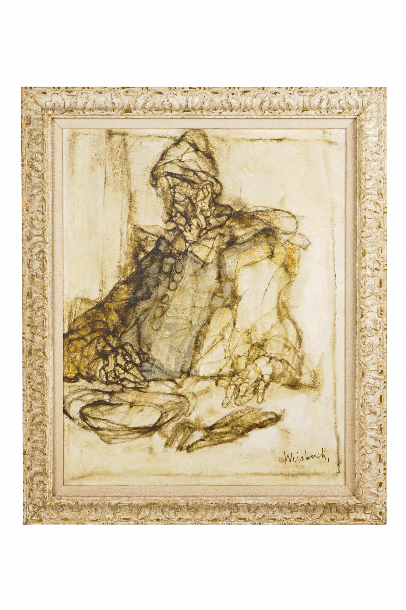 CLAUDE WEISBUCH (1927 - 2014): "LE REPOS DU CLOWN" (1 of 7)