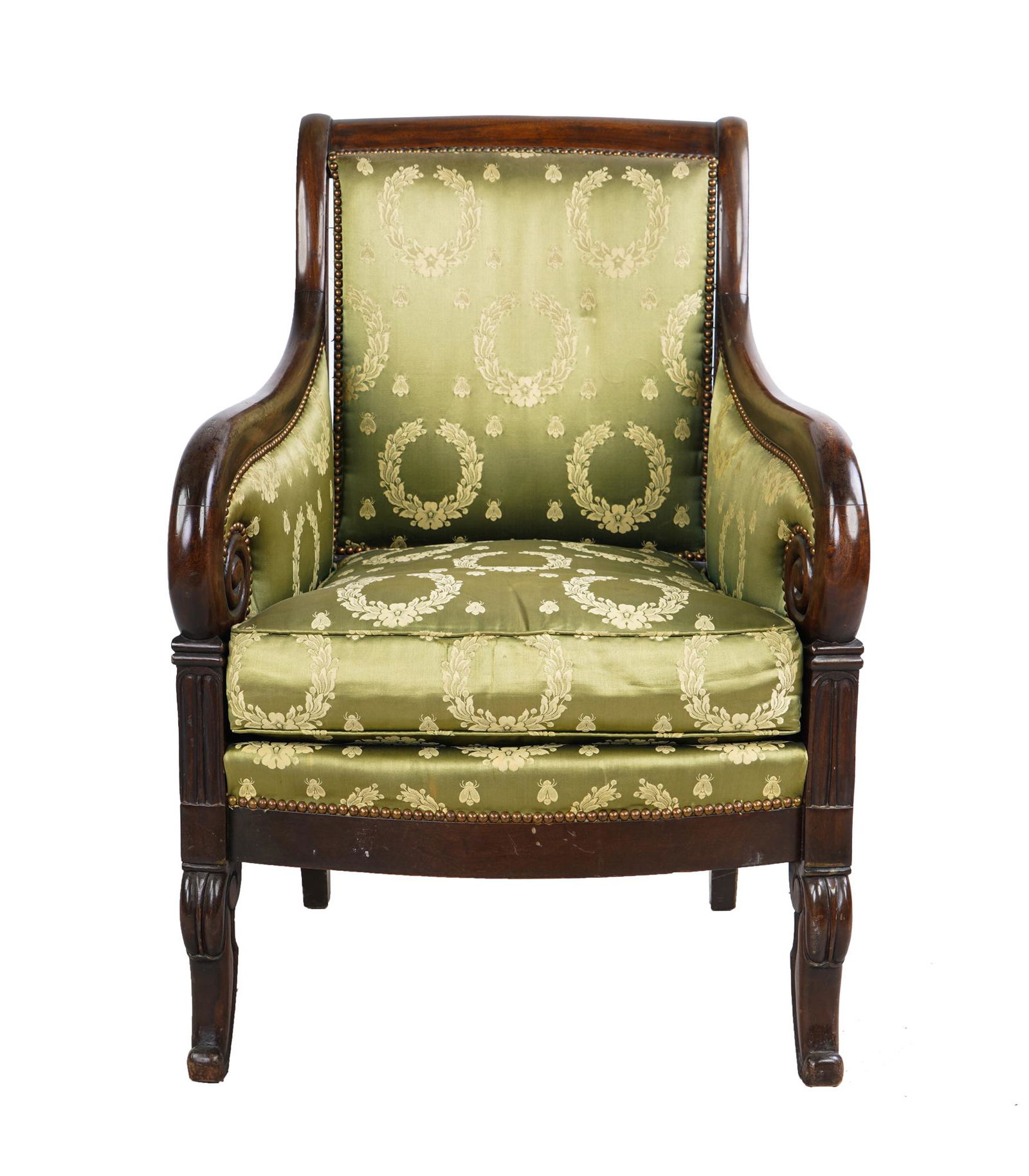 FRENCH WALNUT ARMCHAIR (1 of 8)