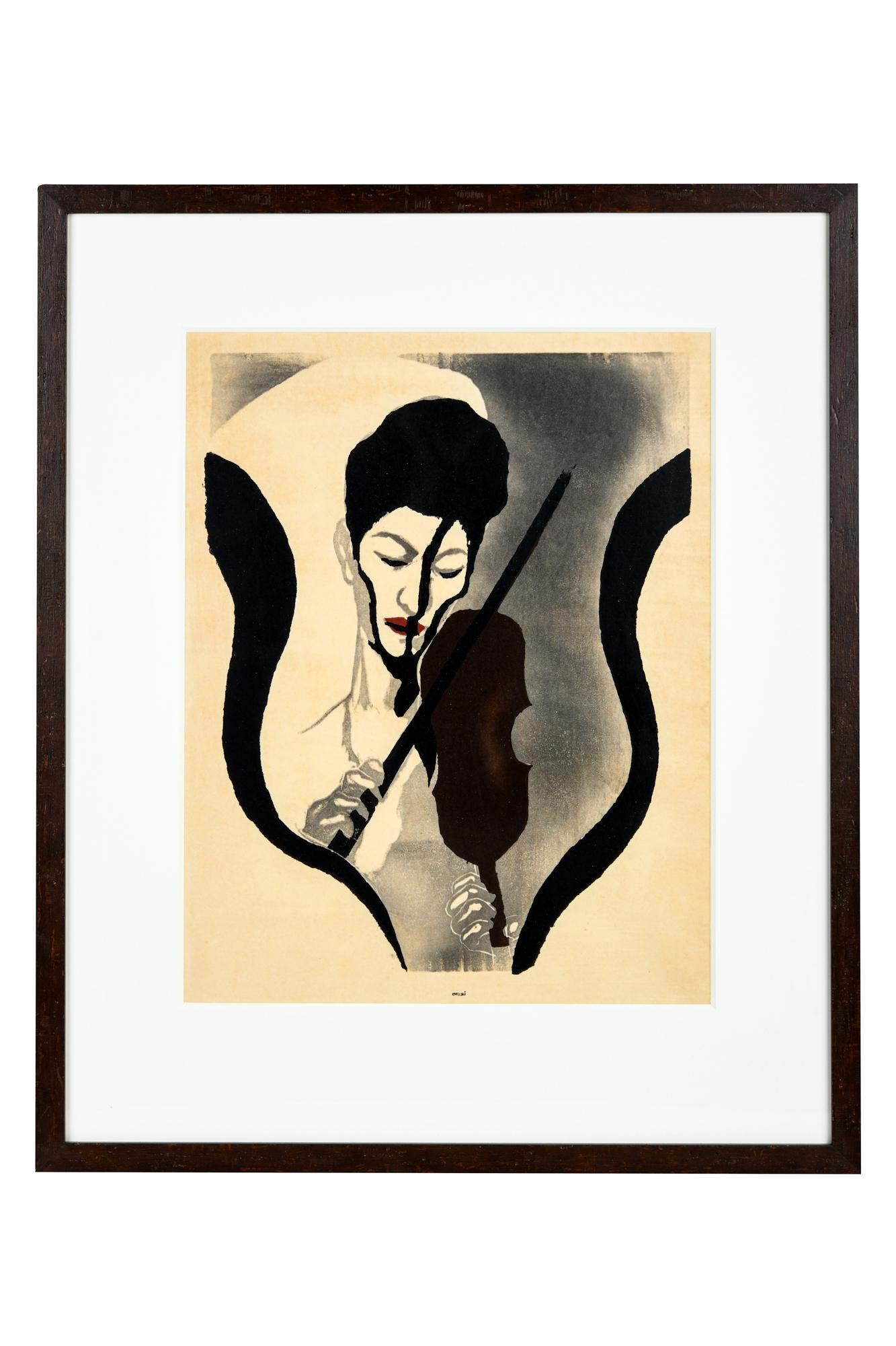 KOSHIRO ONCHI (1891 - 1955): "IMPRESSION OF A (1 of 8)