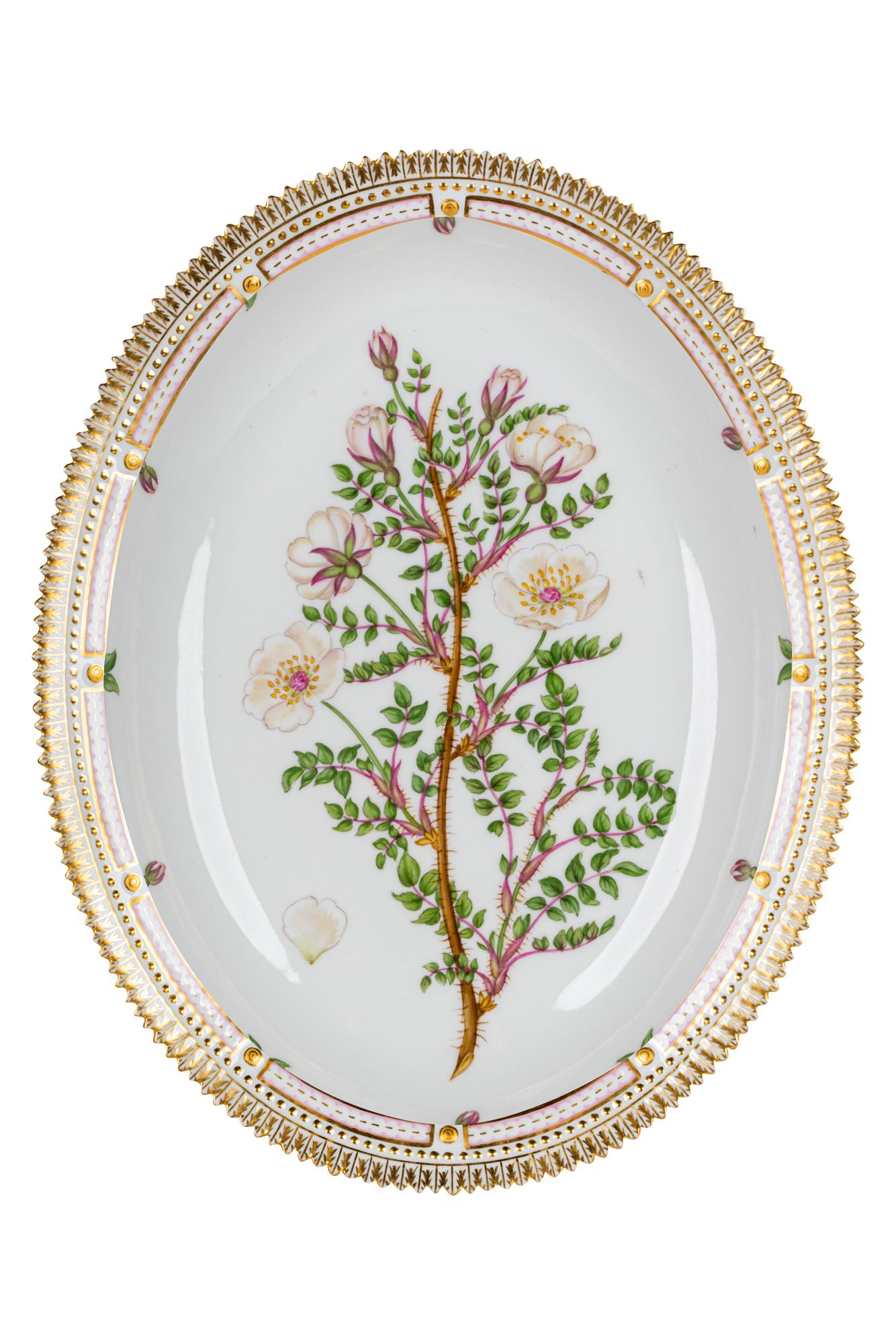ROYAL COPENHAGEN 'FLORA DANICA' OVAL SERVING DISH (1 of 11)