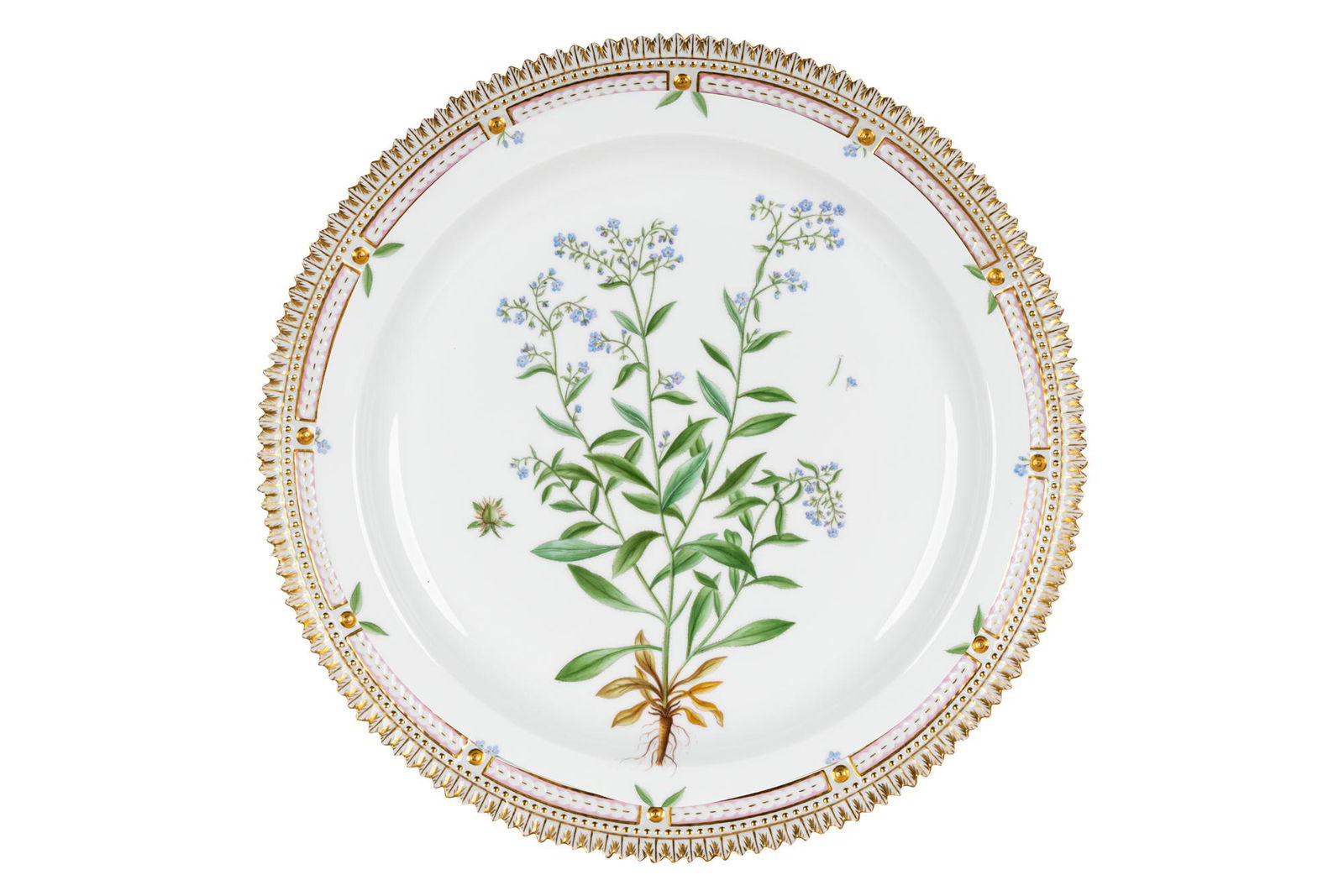ROYAL COPENHAGEN 'FLORA DANICA' ROUND PLATTER (1 of 17)