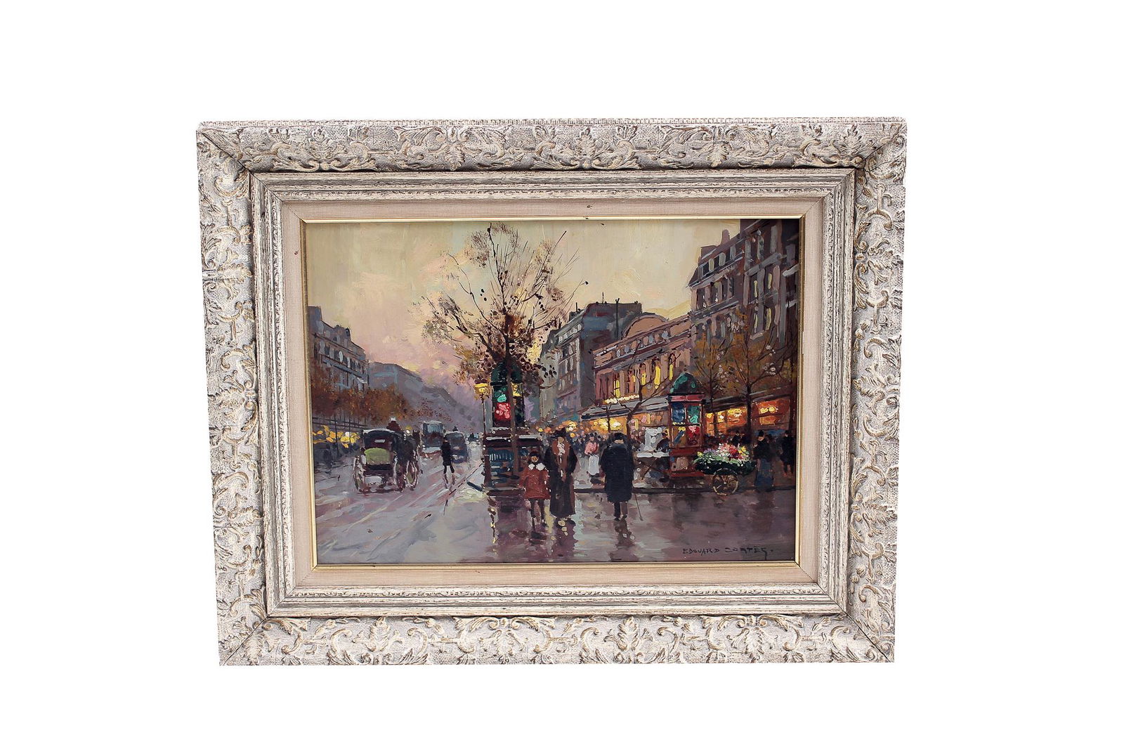 EDOUARD CORTES (1882 - 1969): "PARIS BOULEVARD" (1 of 8)