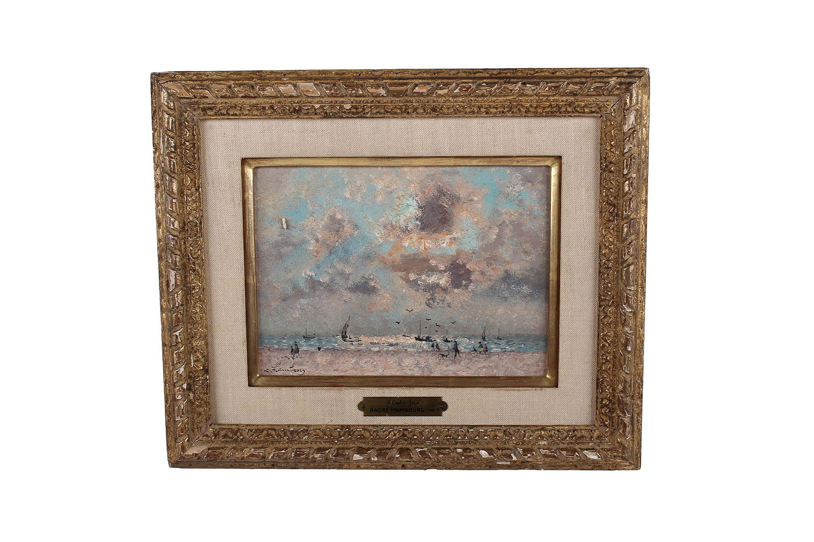 ANDRE HAMBOURG (1909 - 1999): "A COUTRE-JOUR" (1 of 9)