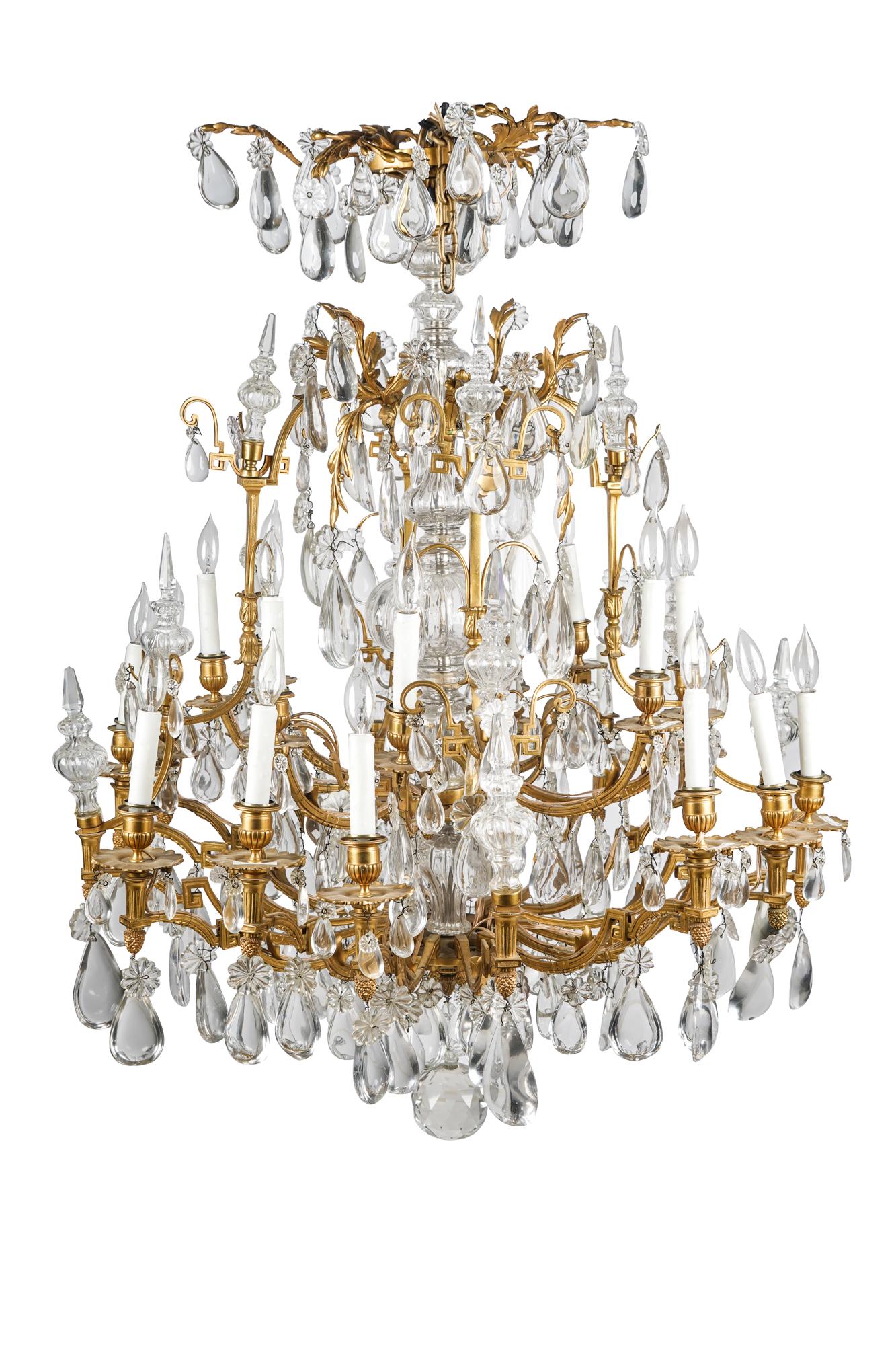 FRENCH CRYSTAL 20-LIGHT CHANDELIER (1 of 20)
