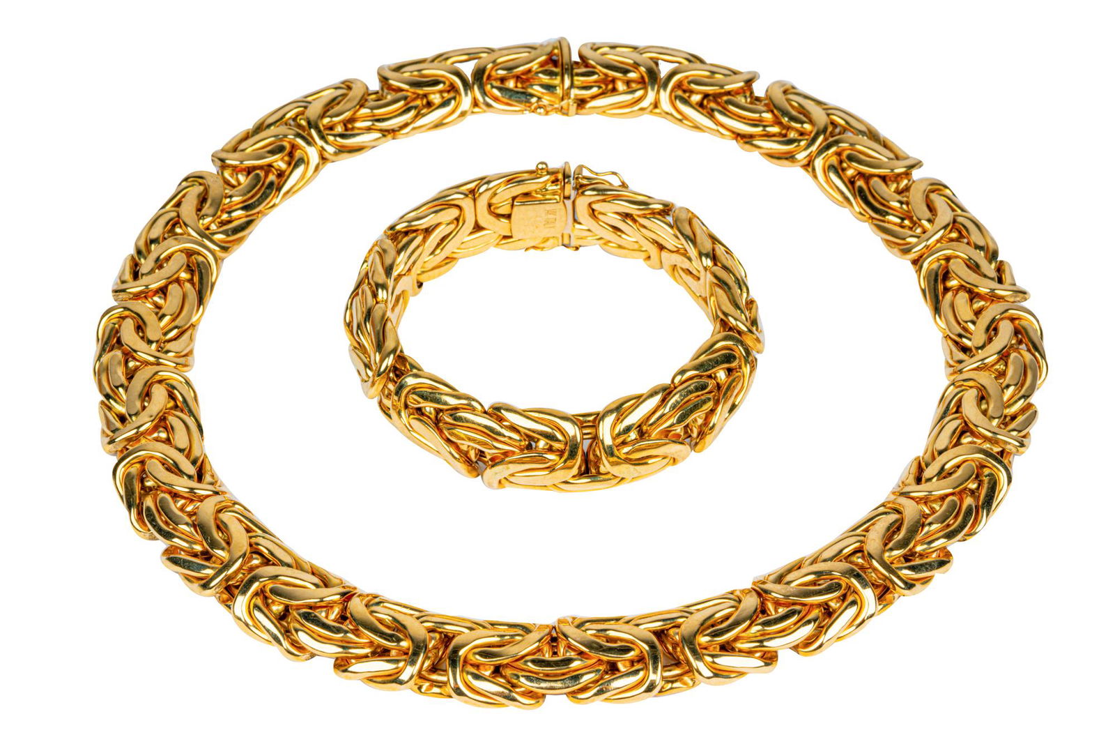 14 KARAT ITALIAN YELLOW GOLD JEWELRY SUITE (1 of 19)