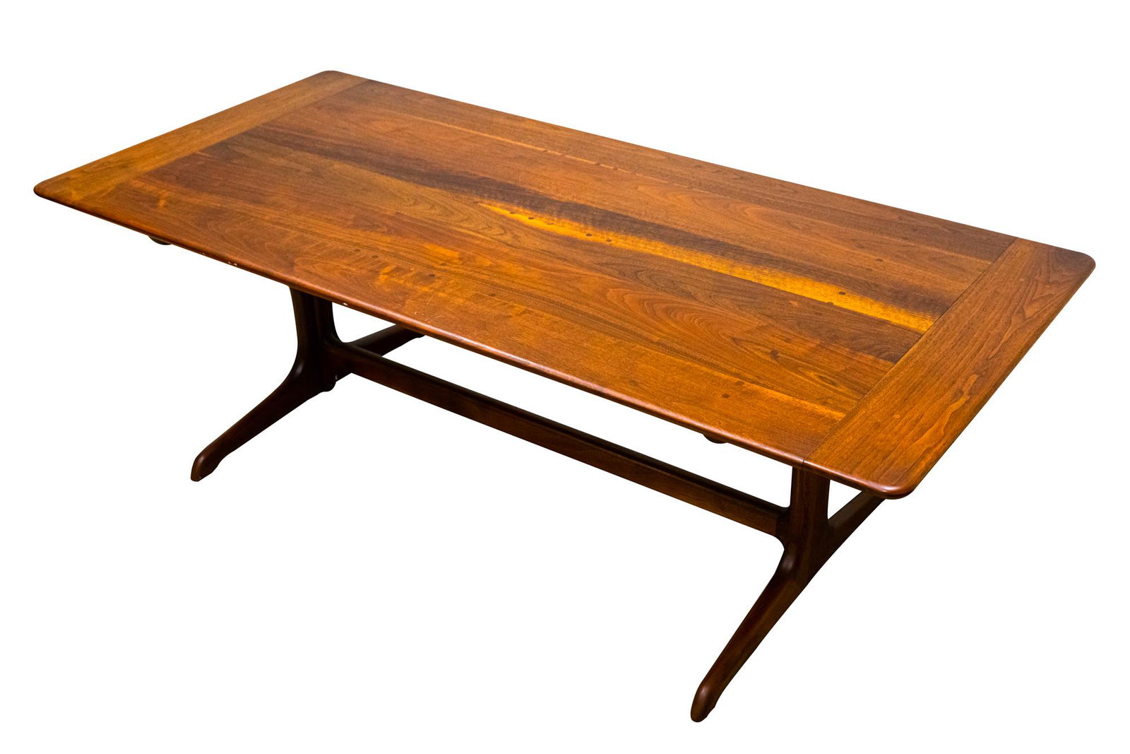 SAM MALOOF (1916 - 2009): WALNUT DINING TABLE (1 of 12)
