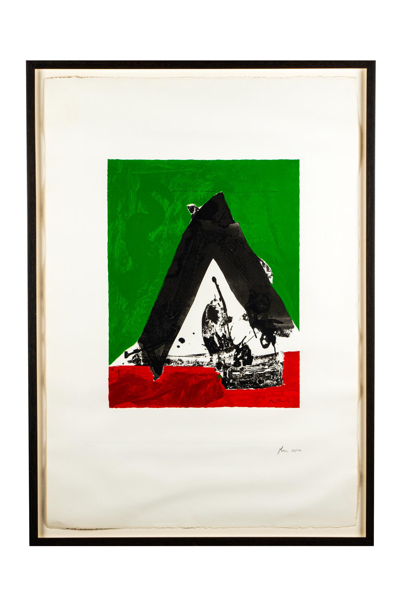 ROBERT MOTHERWELL (1915 - 1991): "THE BASQUE SUITE (1 of 16)