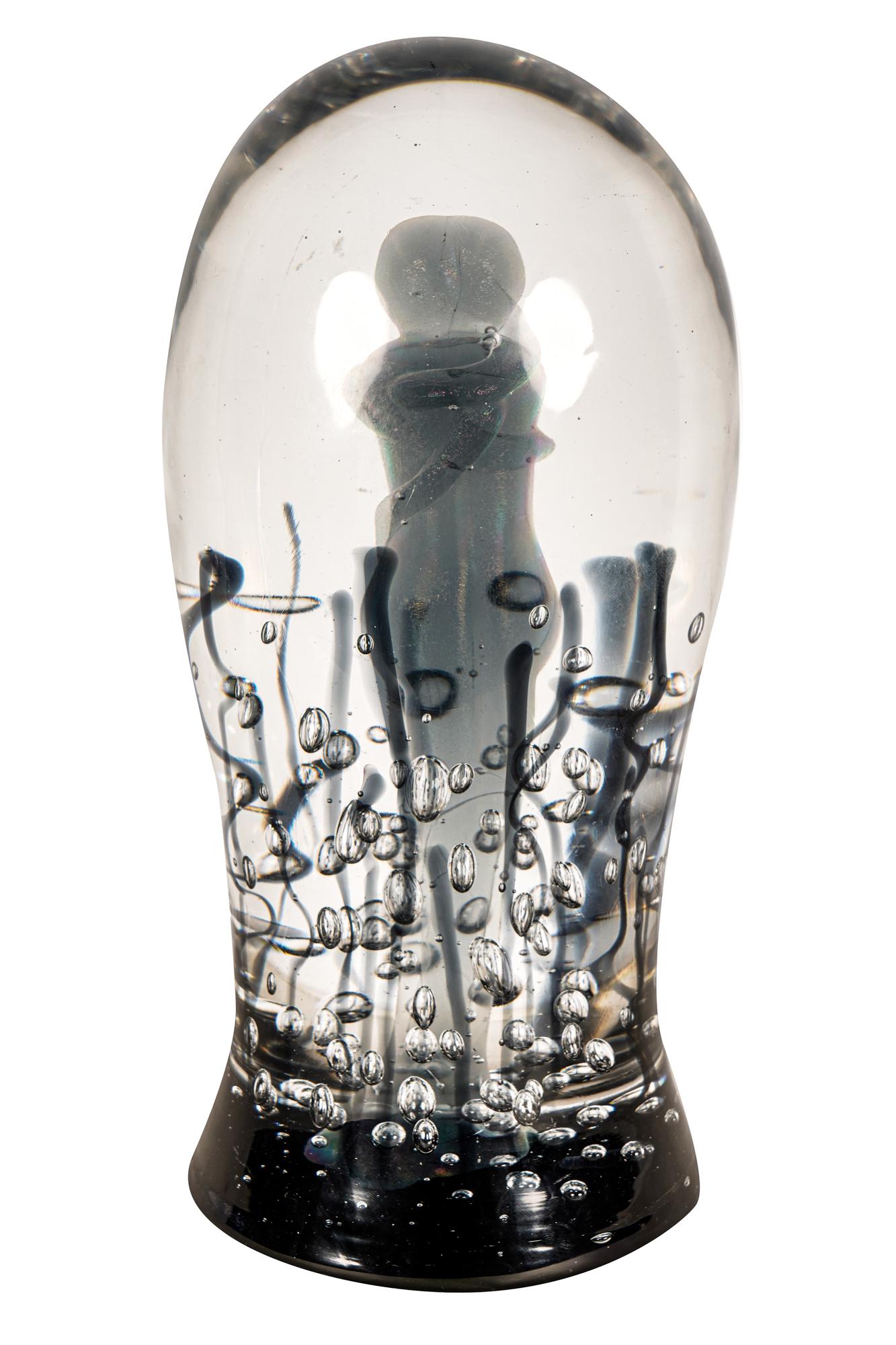 ELIO RAFFAELI (B. 1936): MURANO GLASS SCULPTURE (1 of 6)