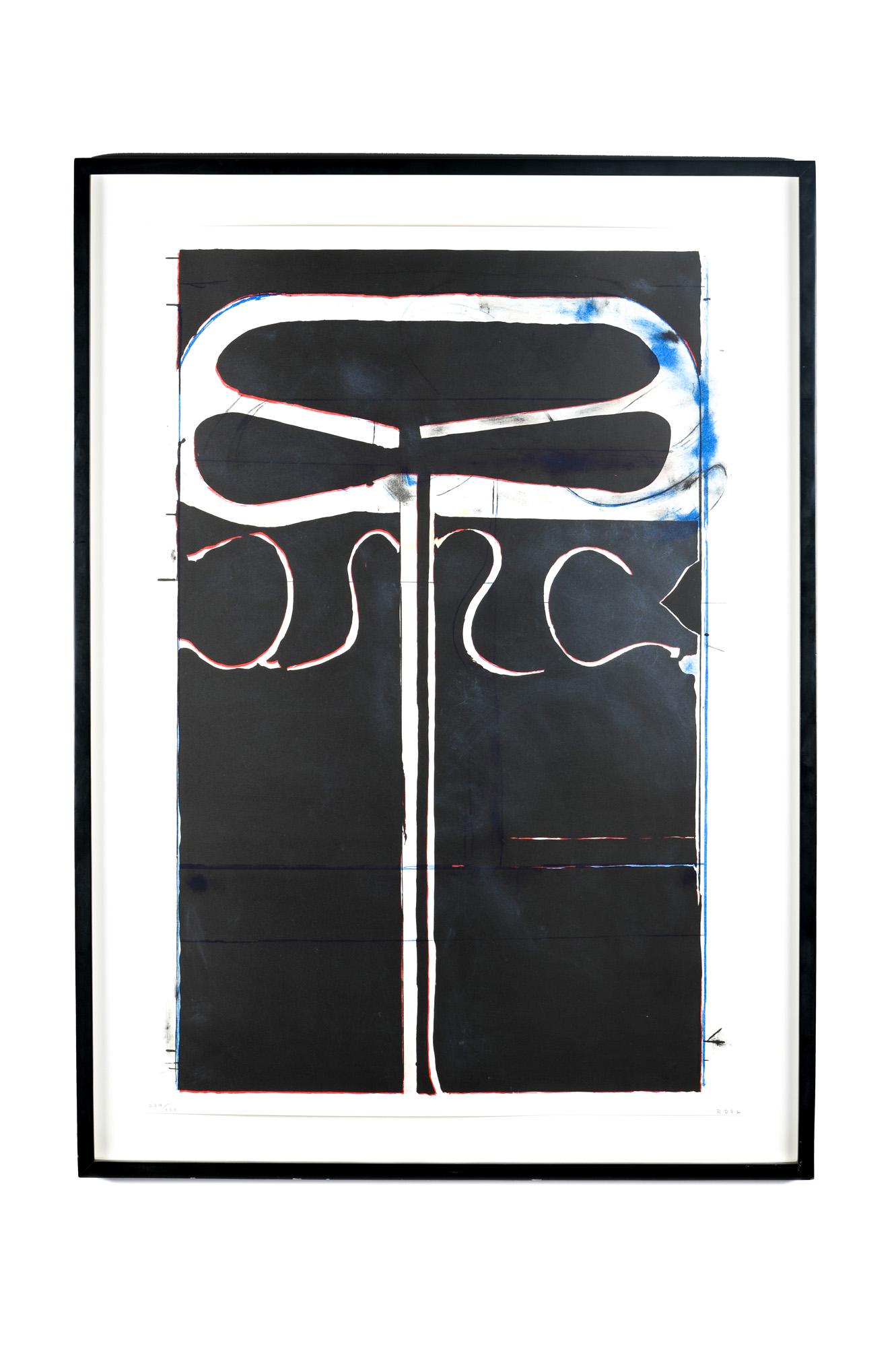 RICHARD DIEBENKORN (1922 - 1993): "UNTITLED (CLUB/SPADE (1 of 13)