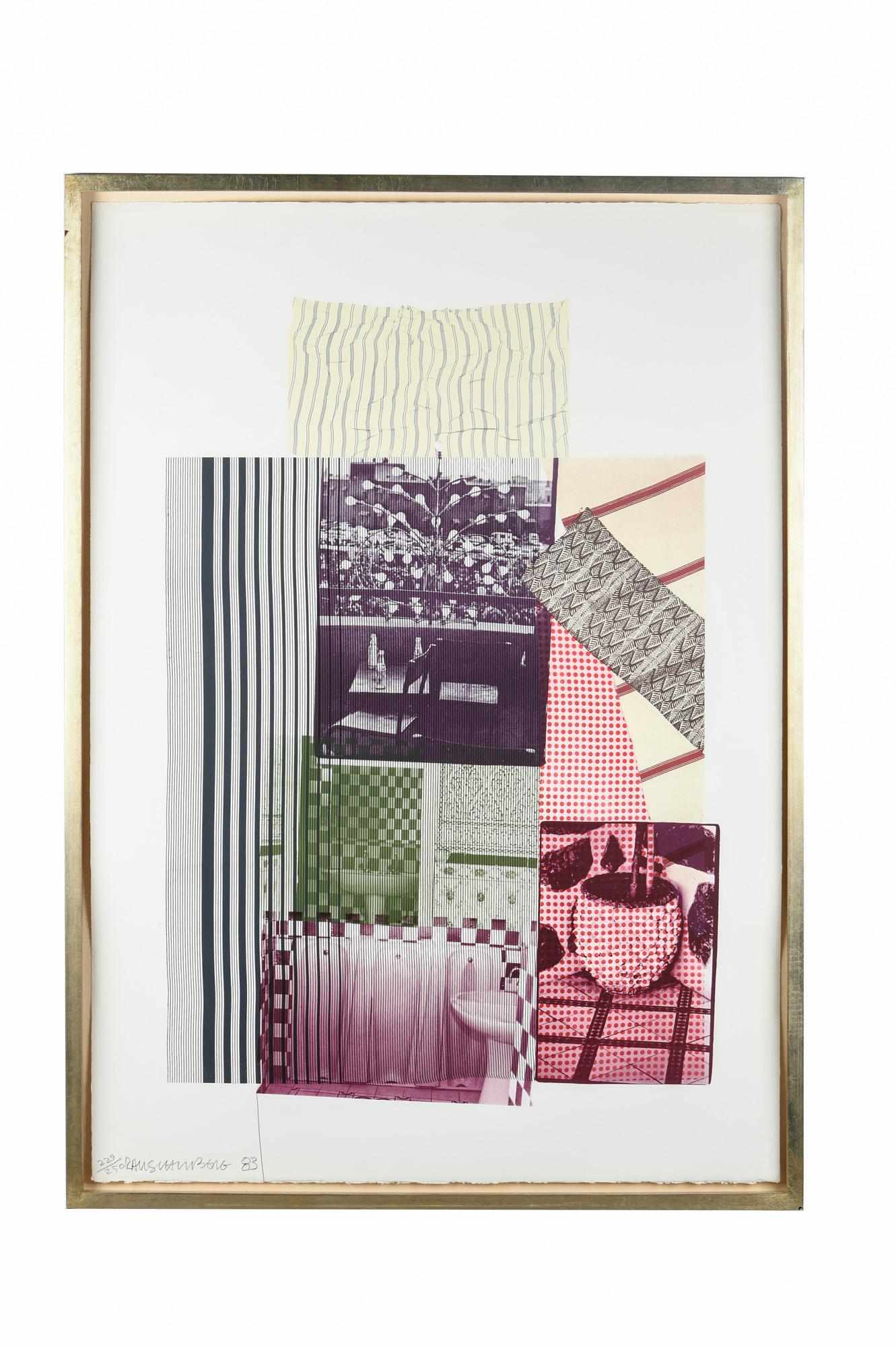 ROBERT RAUSCHENBERG (1925 - 2008): "PRE-MOROCCO" (1 of 15)