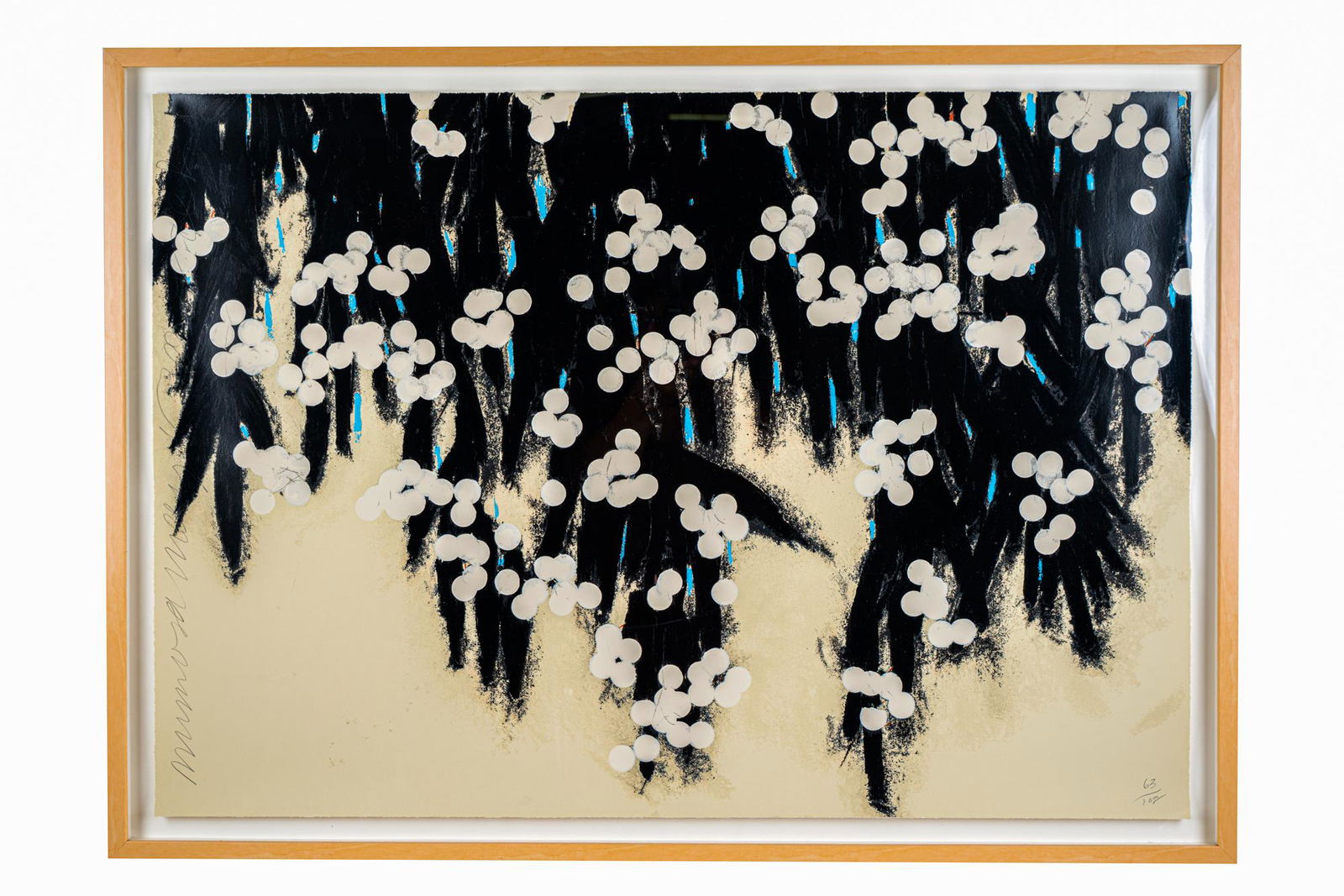 DONALD SULTAN (B. 1951): "MIMOSA" (1 of 17)