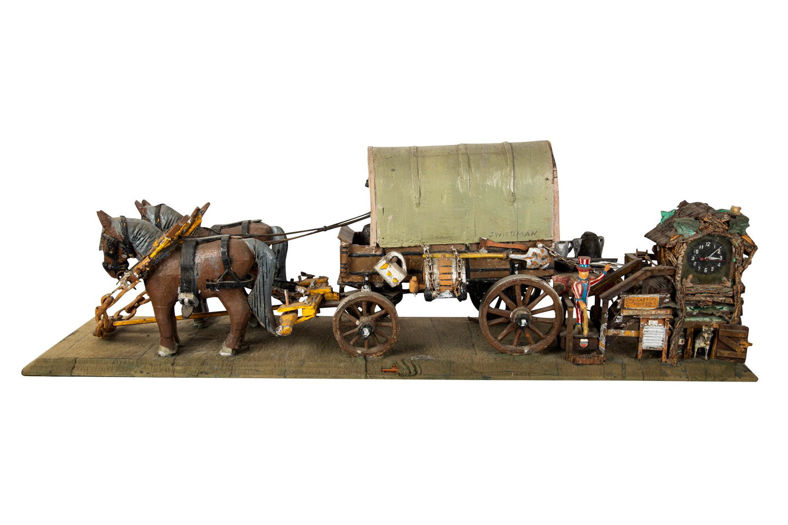 J. WEIDMAN: "MY LAST VISIT WITH UNCLE SAM" (1 of 13)