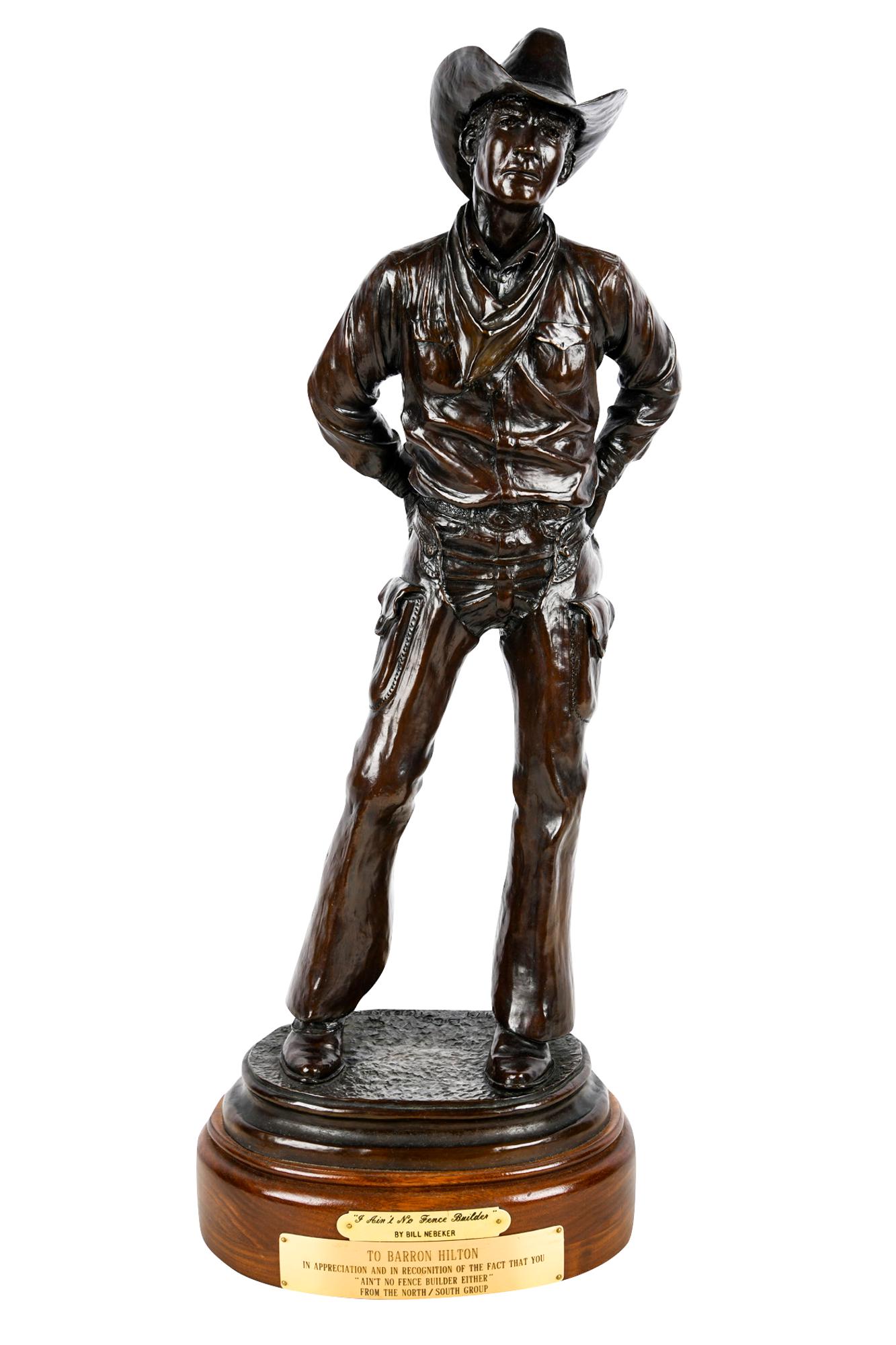 BILL NEBEKER (B.1942): "I AIN'T NO FENCE BUILDER" (1 of 7)