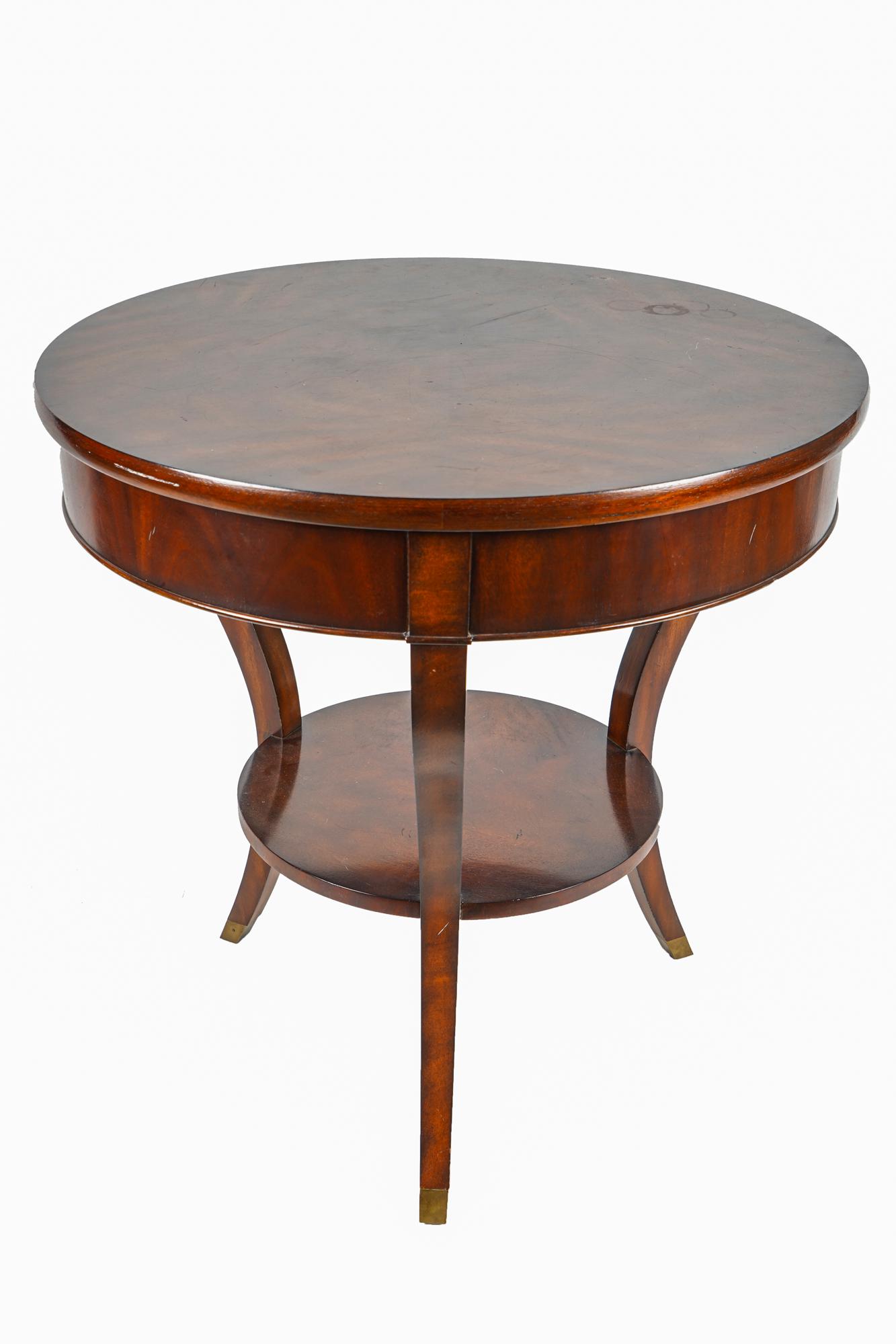 RALPH LAUREN STAINED MAHOGANY OCCASIONAL TABLE (1 of 7)