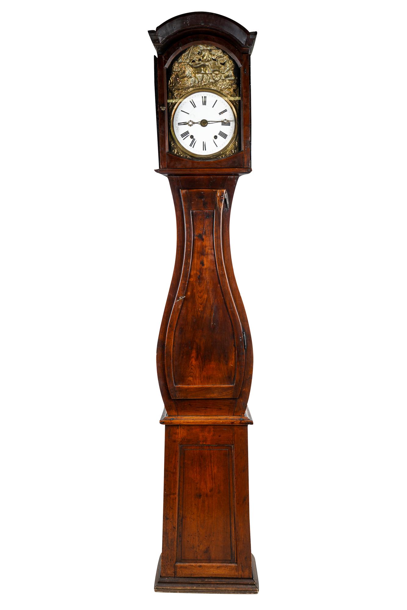 CONTINENTAL CARVED TALL CASE CLOCK (1 of 11)