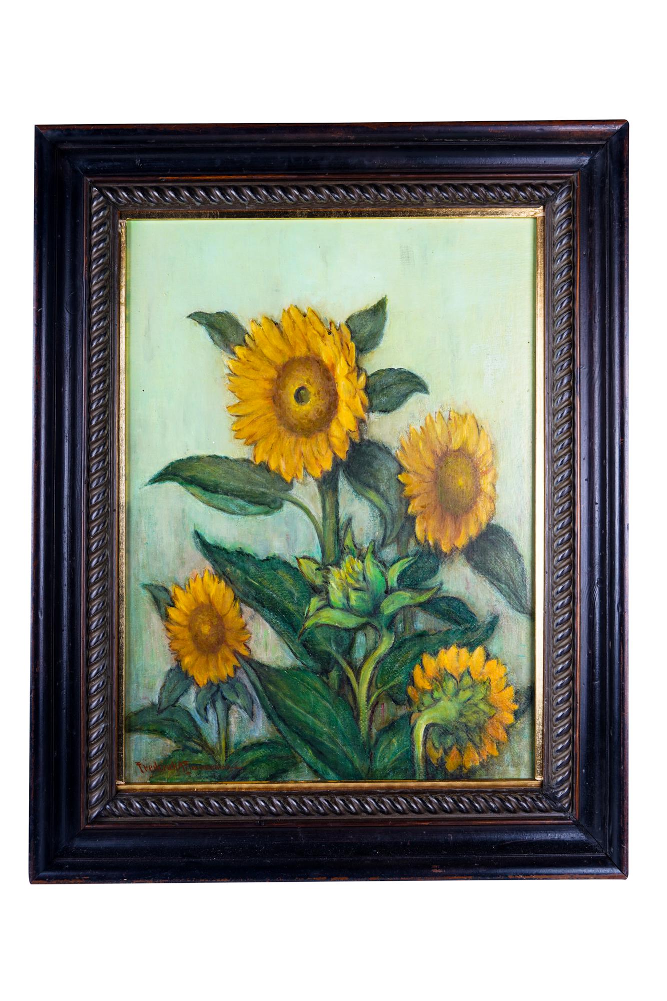 FREDERICK ZIMMERMAN:  "SUNFLOWERS" (1 of 7)