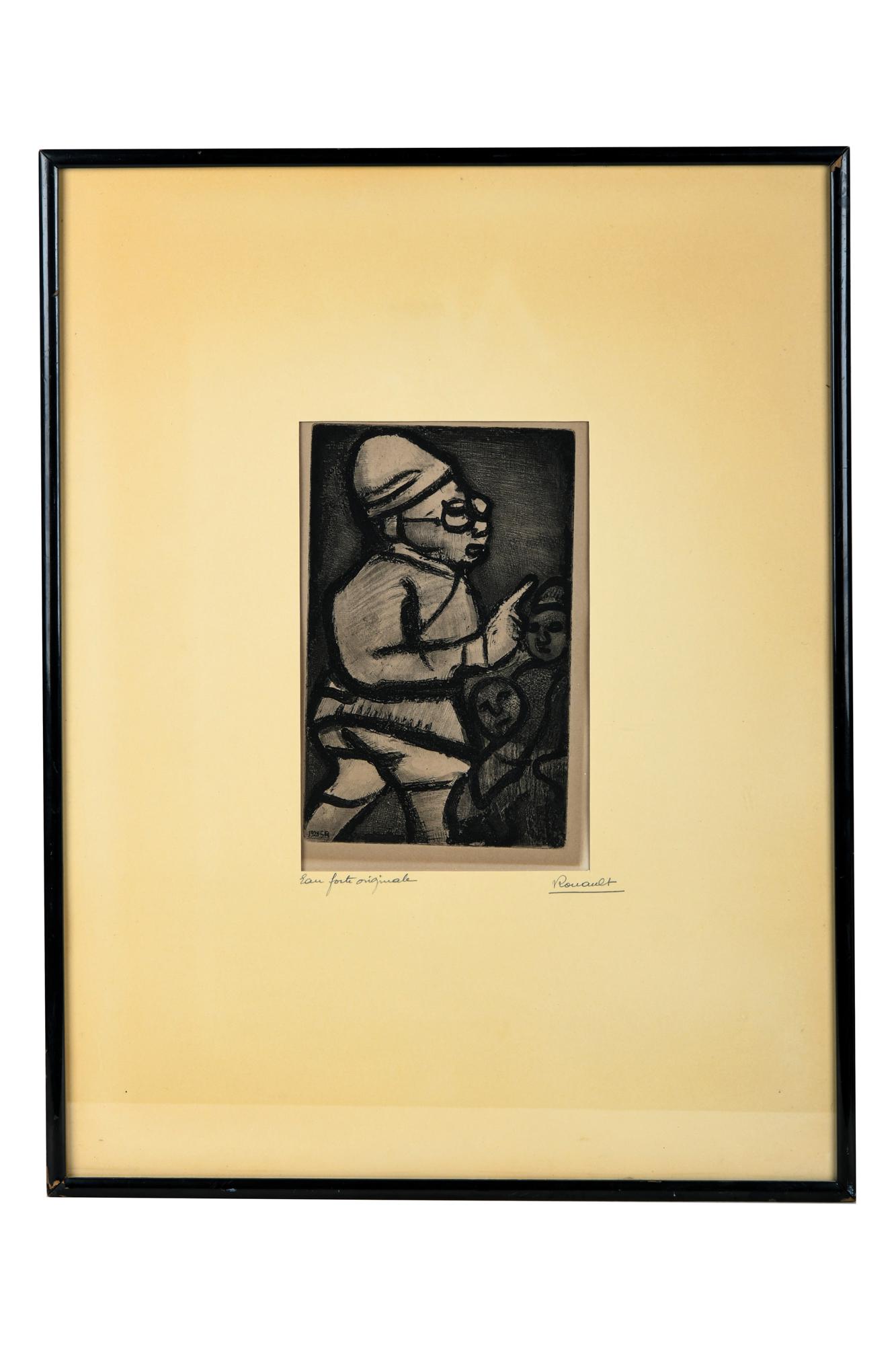 AFTER GEORGES ROUAULT: "L'ADMINISTRATEUR COLONIAL" (1 of 8)