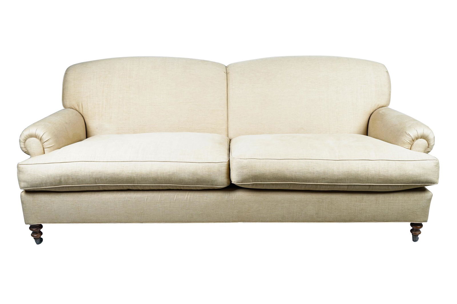 MICHAEL SMITH BEIGE UPHOLSTERED SOFA (1 of 6)