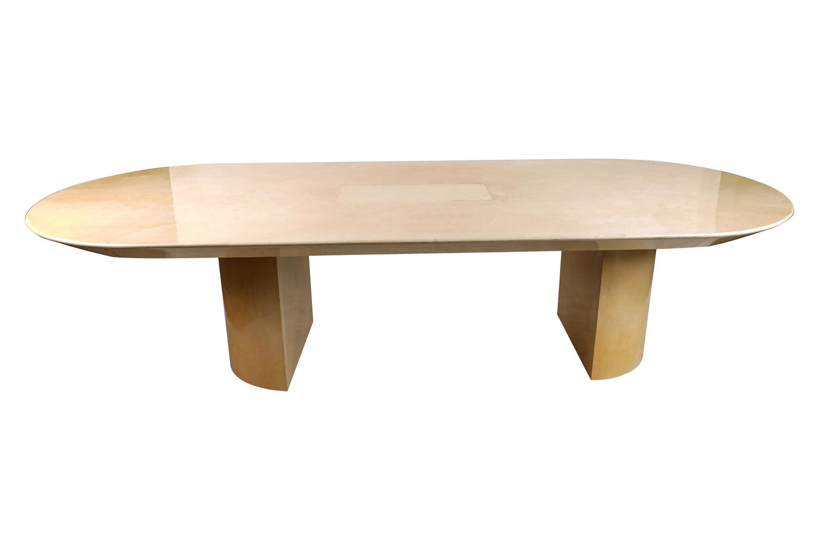 SPRINGER-STYLE GOATSKIN LACQUERED DINING  TABLE (1 of 5)