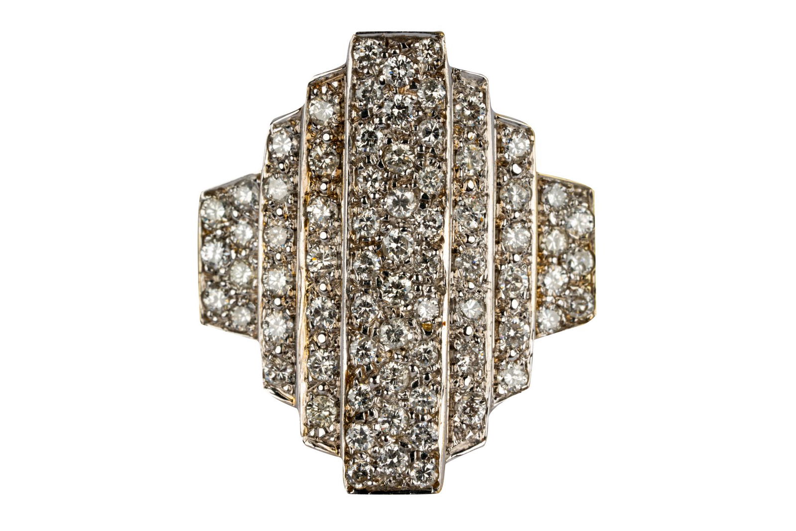 14 KARAT WHITE GOLD & DIAMOND RING (1 of 11)