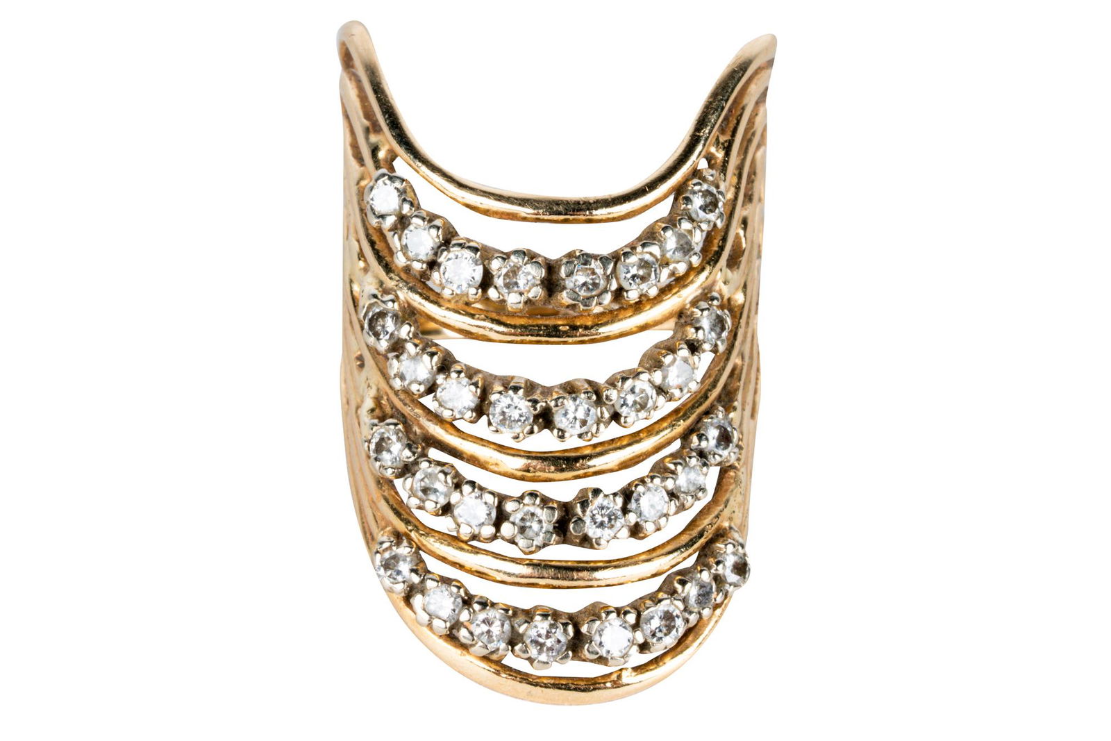14 KARAT GOLD & DIAMOND RING (1 of 6)