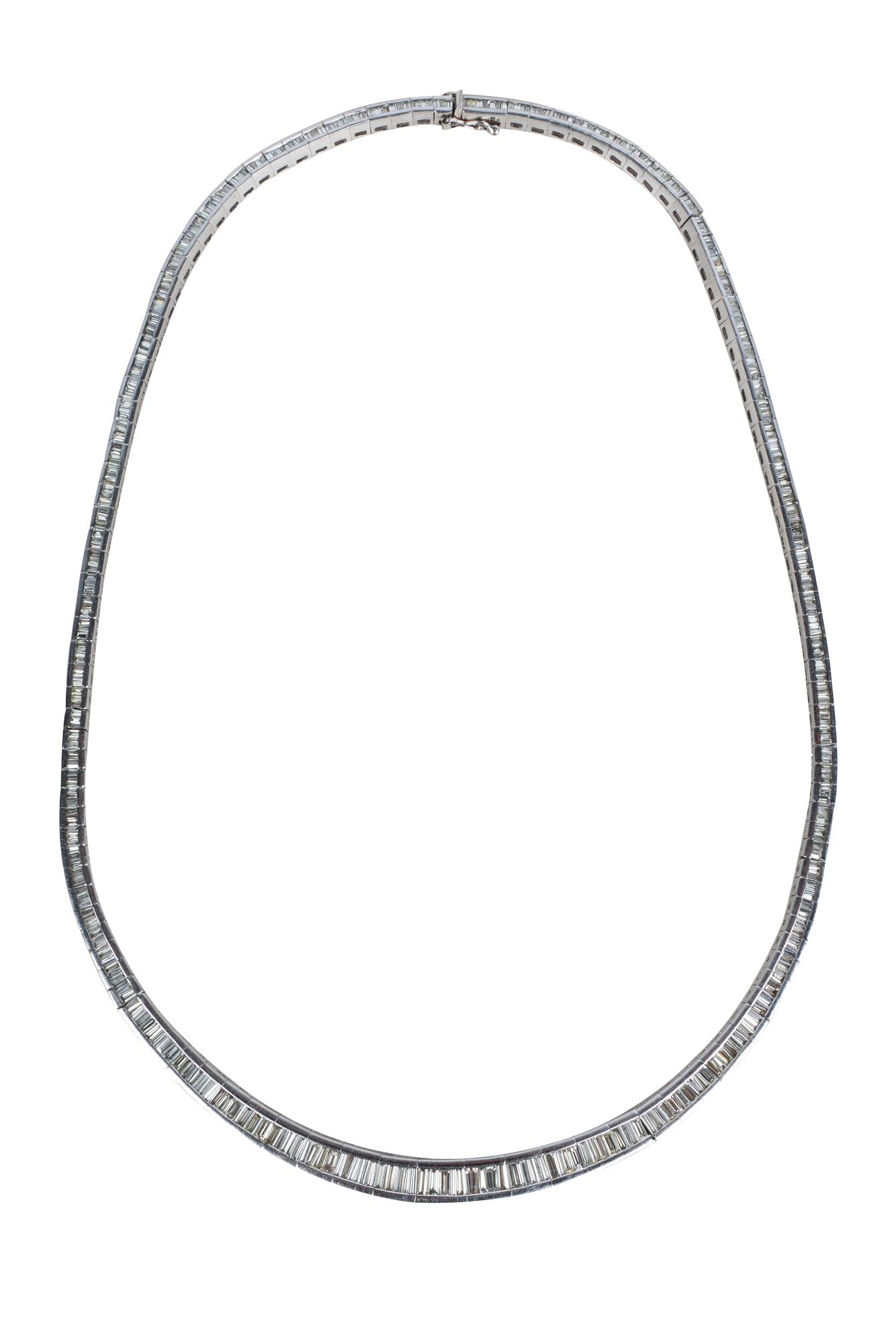 PLATINUM & DIAMOND NECKLACE (1 of 11)