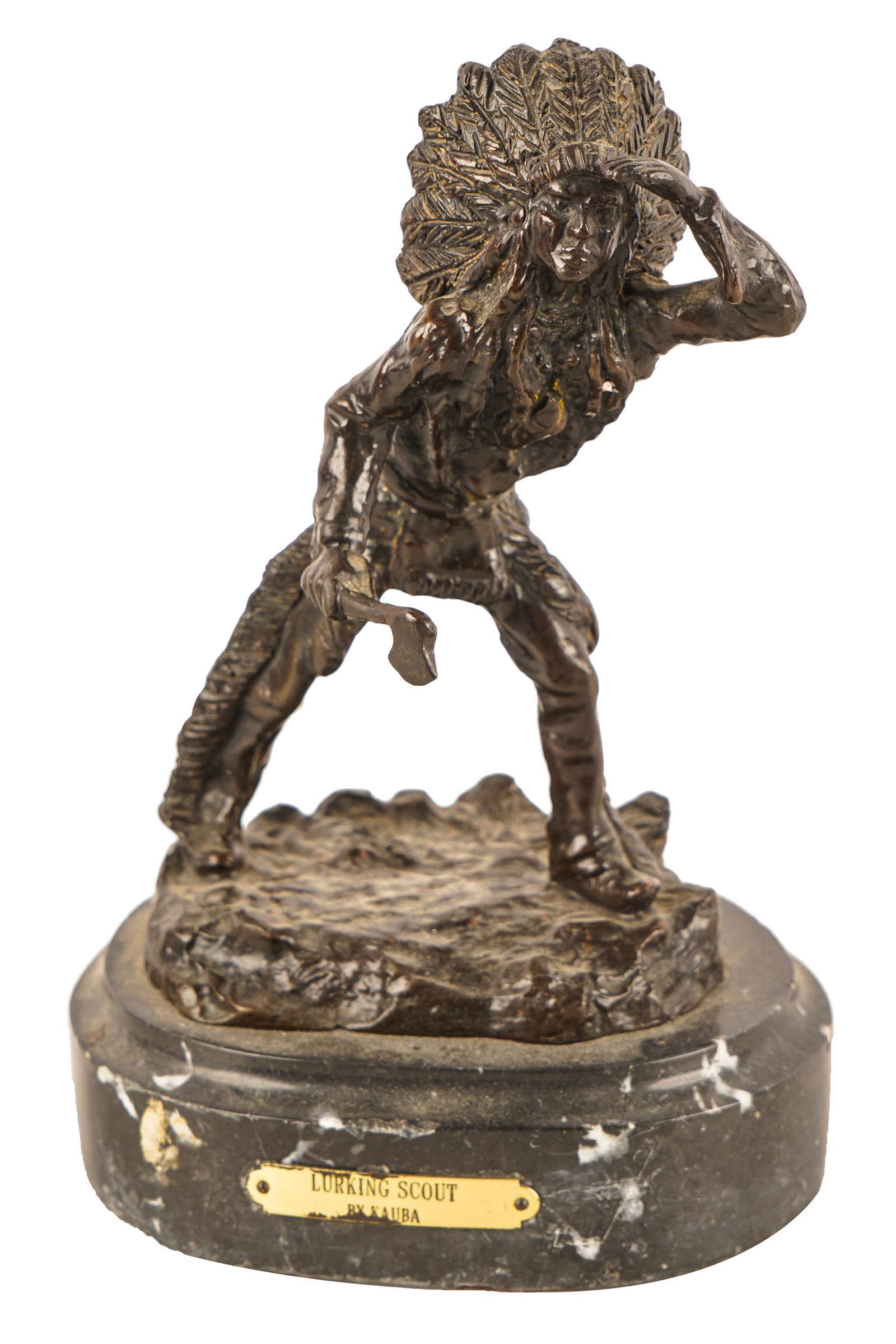 AFTER CARL KAUBA: "LURKING SCOUT" (1 of 6)