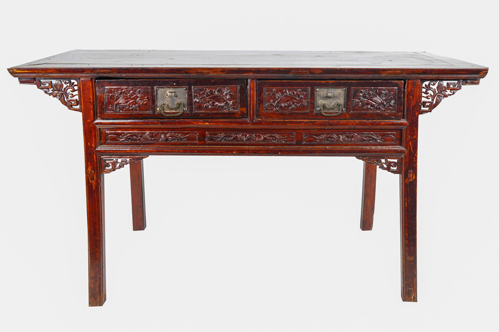 CHINESE CARVED WOOD ALTAR TABLE (1 of 13)