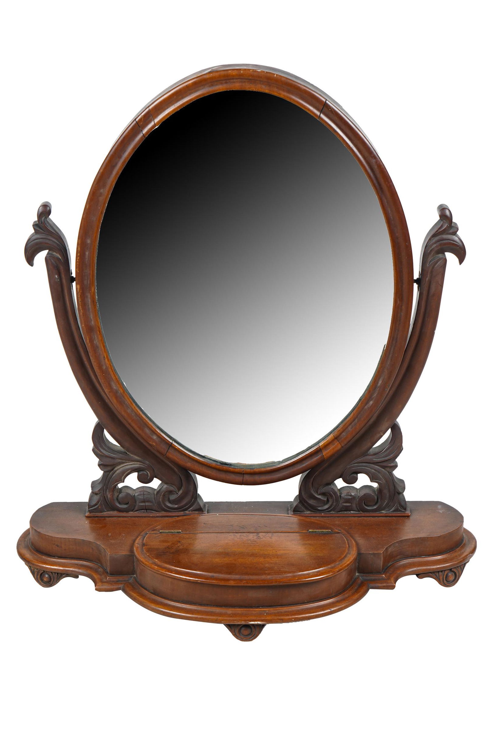 VICTORIAN SHAVING MIRROR (1 of 9)