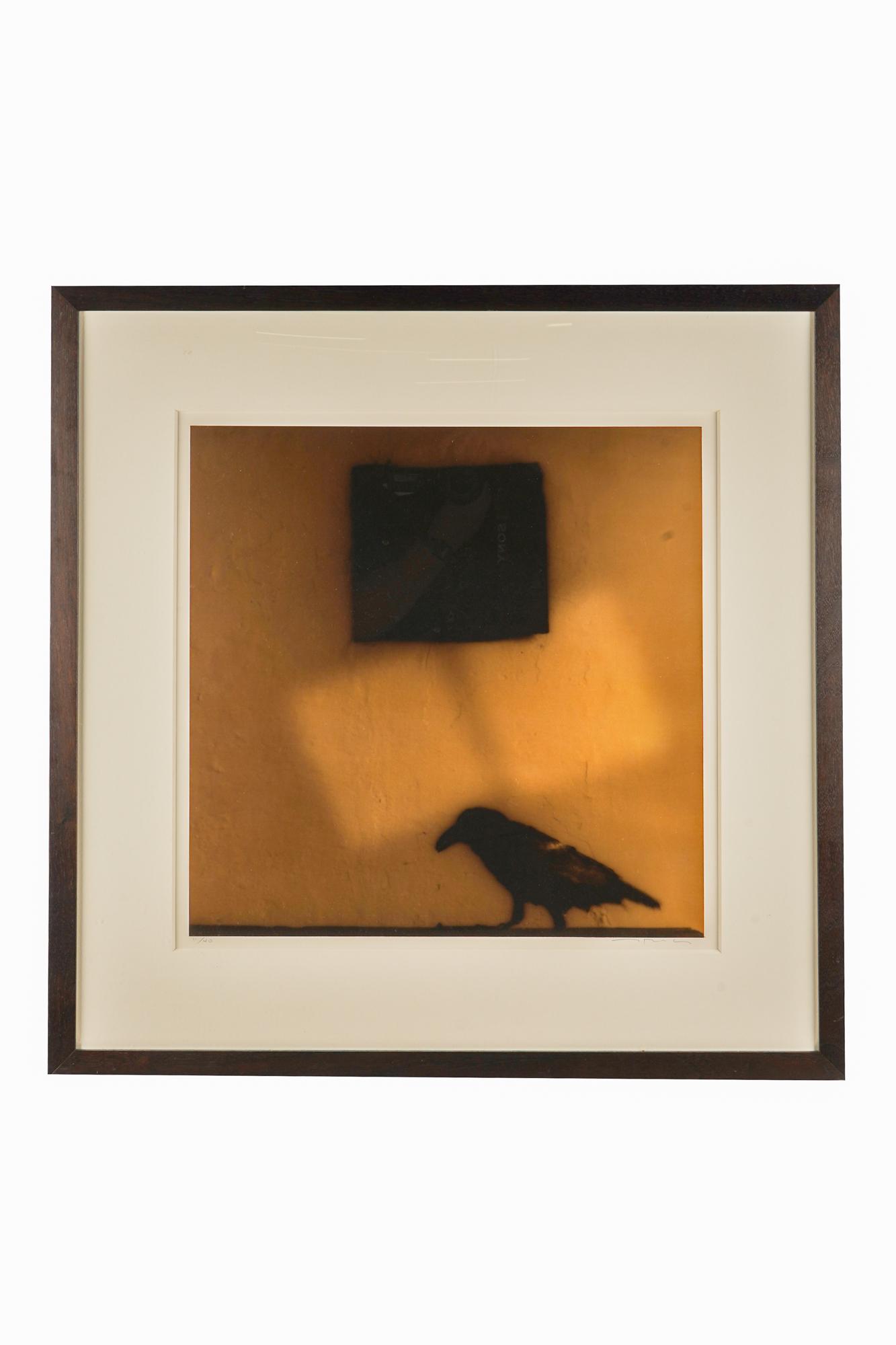 JACK SPENCER: "CHAVO, SAN MIGUEL, MEXICO": cirlca 2001 painted gelatin silver print pencil-signed lower right numbered lower left 11/40 Provenance: Gail Severn Gallery 18 1/2 x 18 1/2 inches image; 28 1/2 x 28 1/2 inches frame