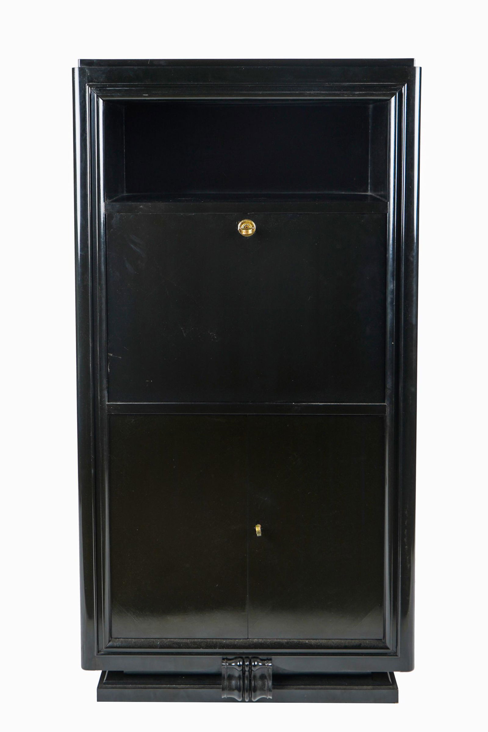 EBONIZED ART DECO FALL FRONT DESK (1 of 8)