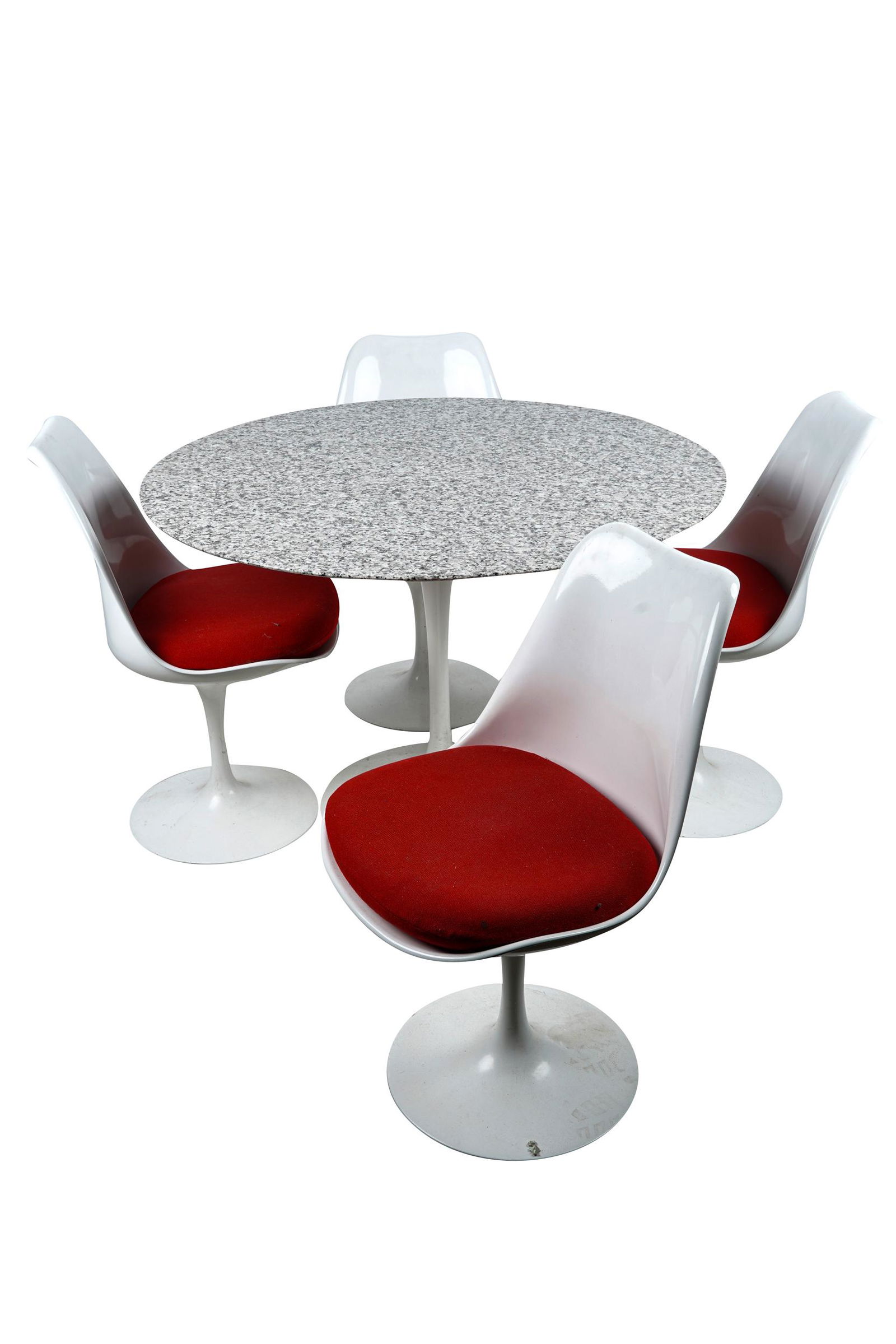 EERO SAARINEN FOR KNOLL TULIP DINETTE TABLE WITH FOUR (1 of 6)