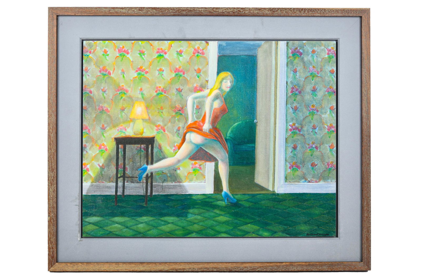 RICHARD WILSON: "INTERIOR SCENE WITH WOMAN" (1 of 8)