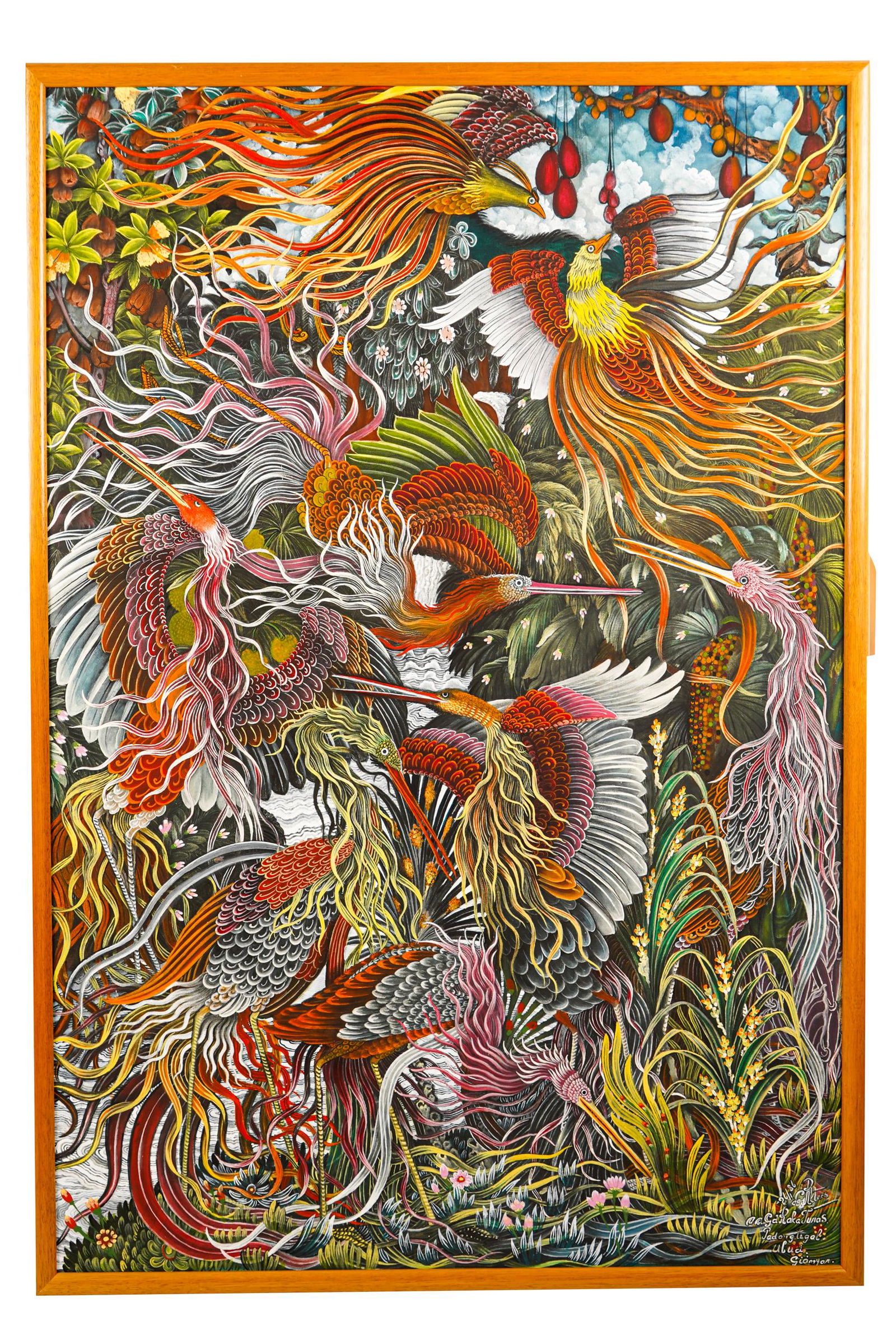 SOUTHEAST ASIAN PAINTING OF BIRDS (1 of 7)