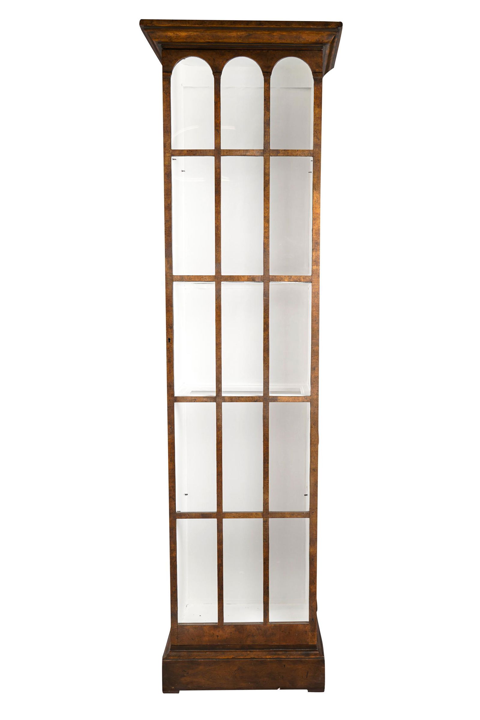 BAKER WALNUT DISPLAY CABINET (1 of 7)