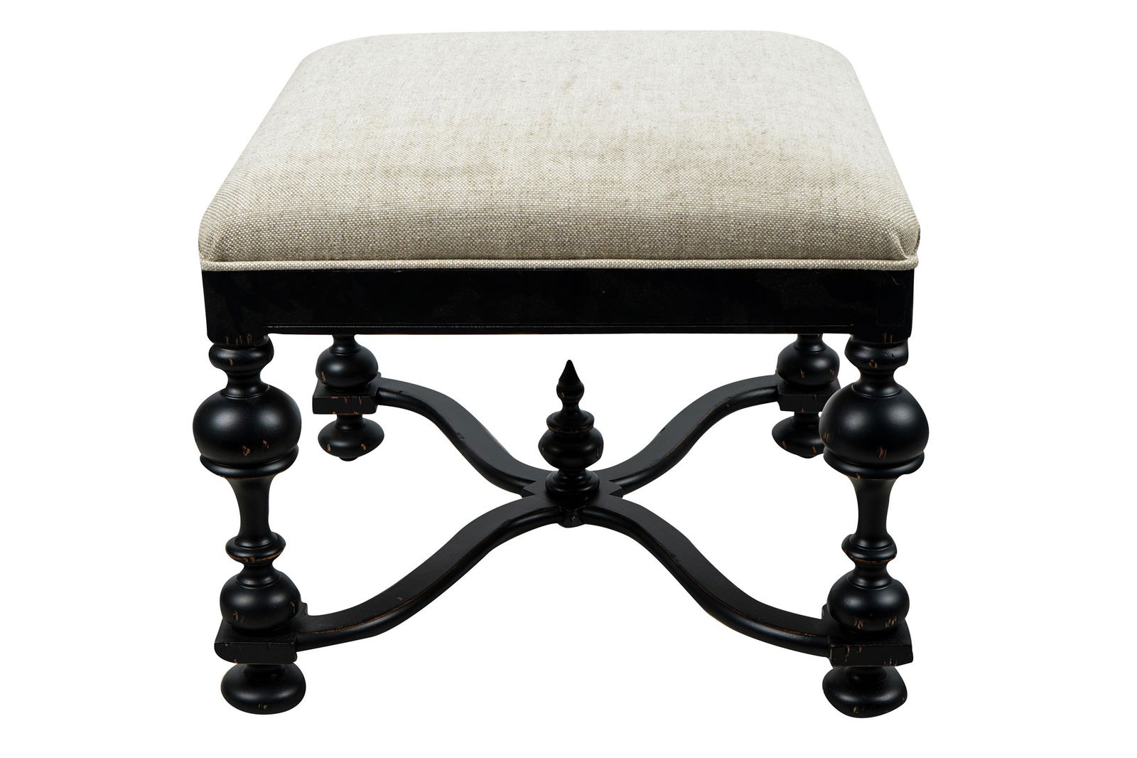 RESTORATION HARDWARE EBONIZED STOOL (1 of 6)