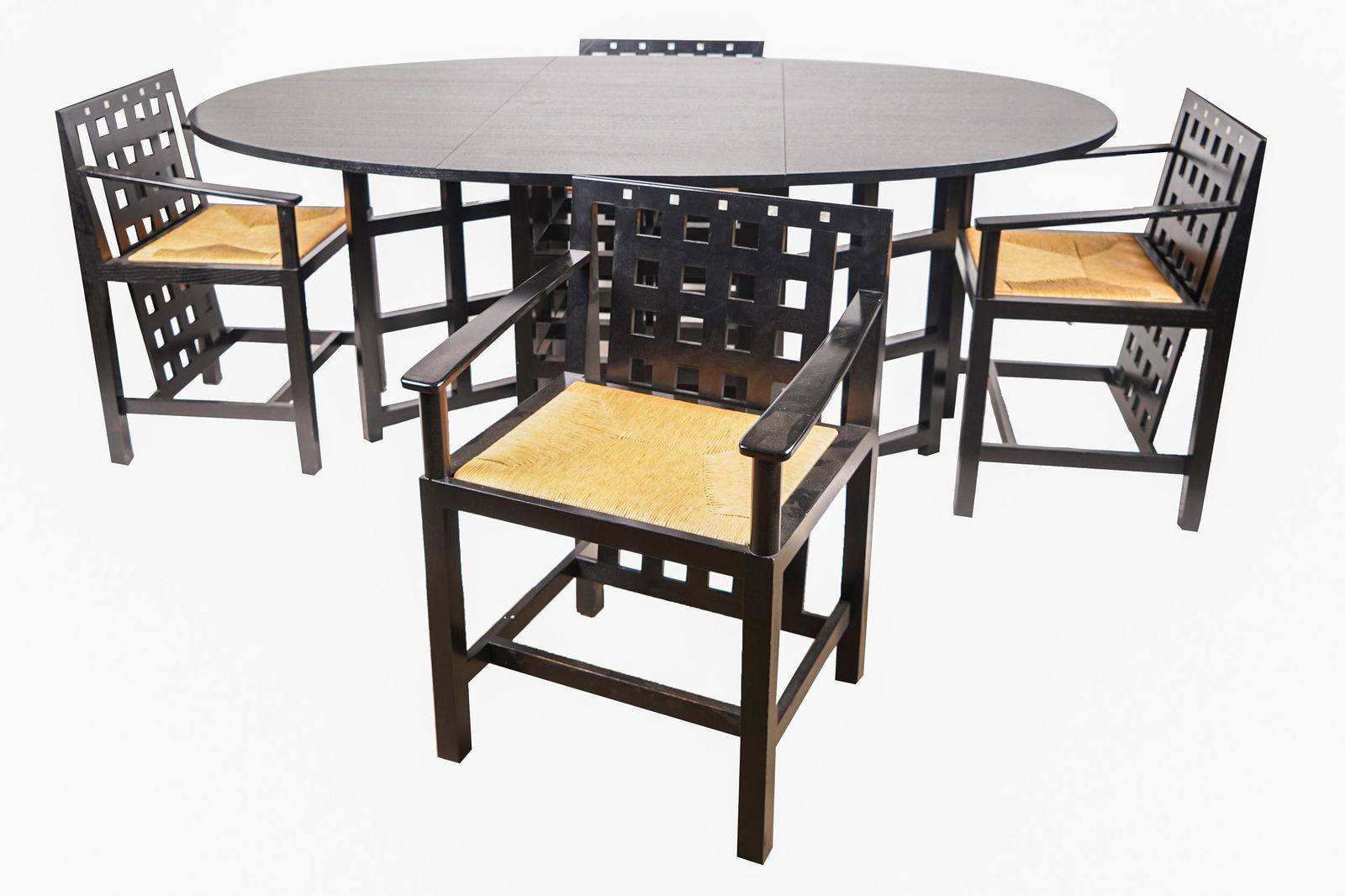 MCINTOSH FOR CASSINA EBONIZED WOOD DINING SET (1 of 10)
