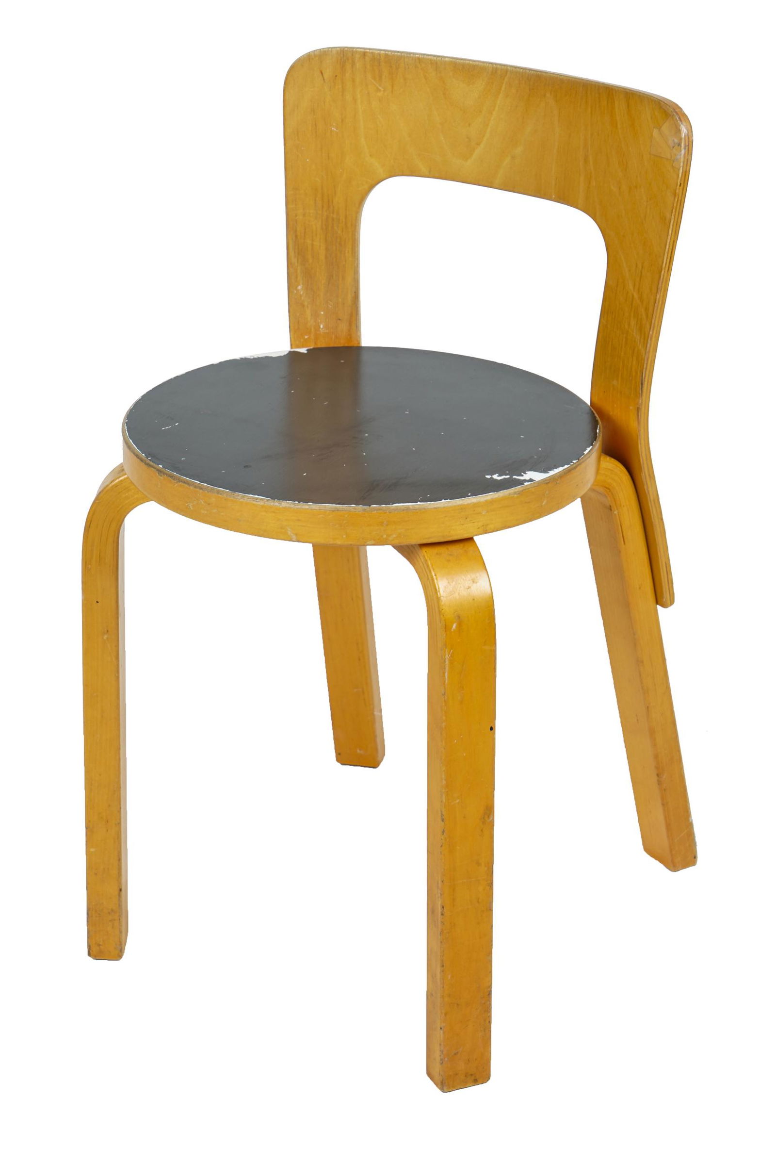 ICF BLONDE WOOD STOOL (1 of 8)
