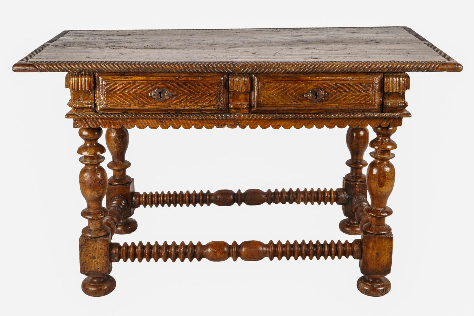 PORTUGESE RENAISSANCE STYLE LIBRARY TABLE (1 of 9)