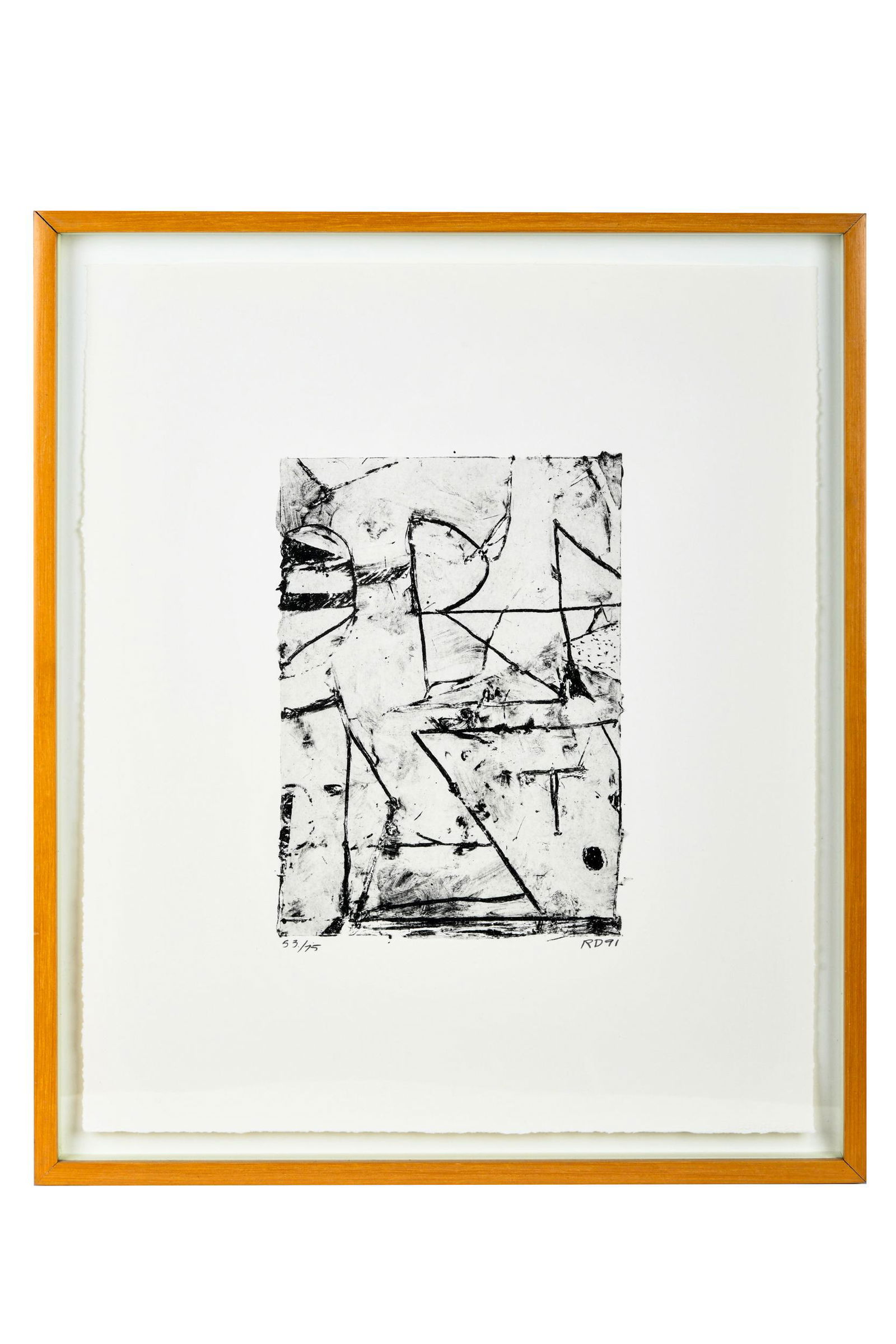 RICHARD DIEBENKORN (1922 - 1993):  "UNTITLED" (1 of 7)