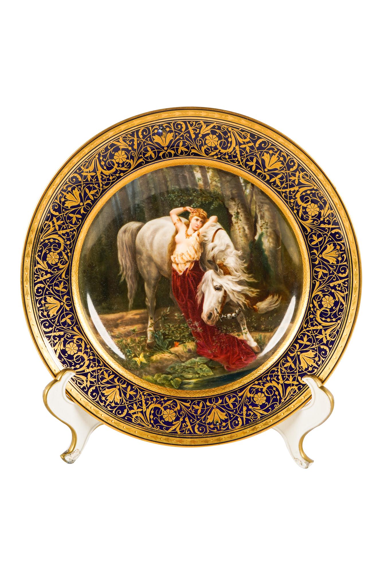 ROYAL VIENNA PORCELAIN CABINET PLATE (1 of 7)