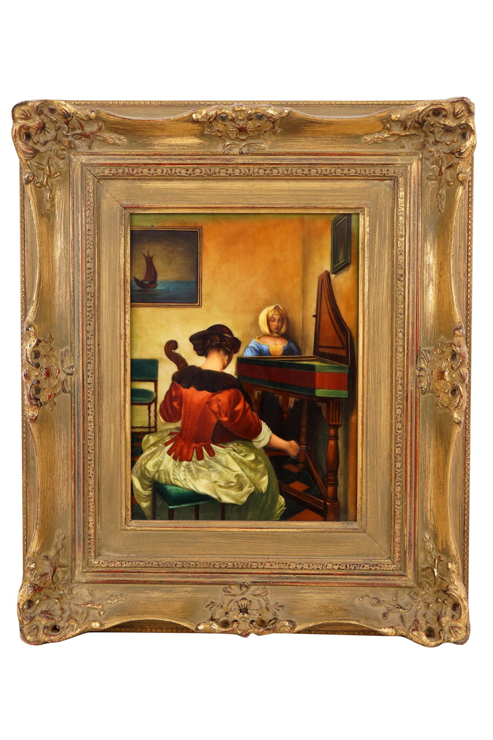 GERMAN PORCELAIN PLAQUE (1 of 8)