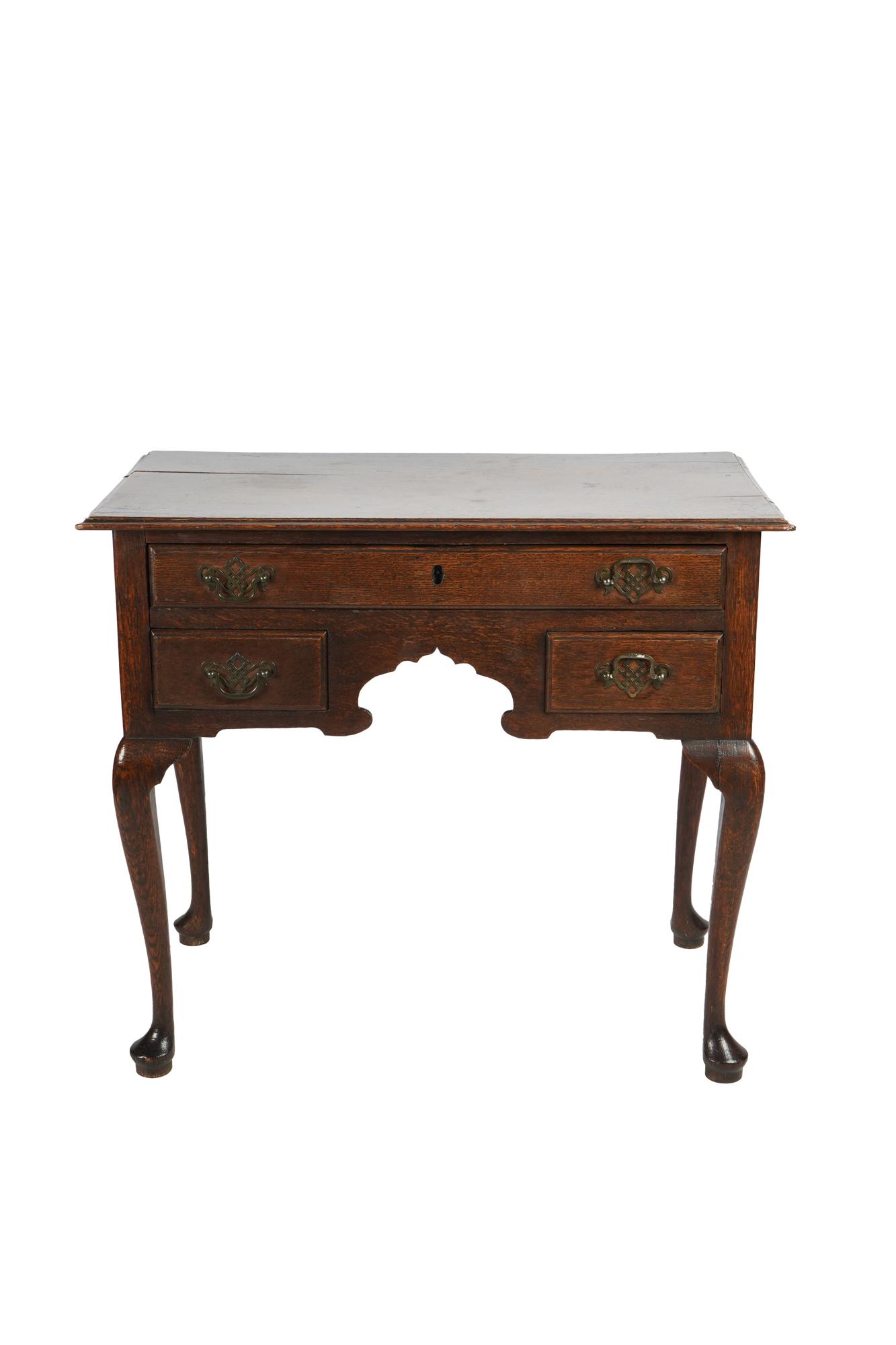 ENGLISH PROVINCIAL OAK LOWBOY (1 of 8)