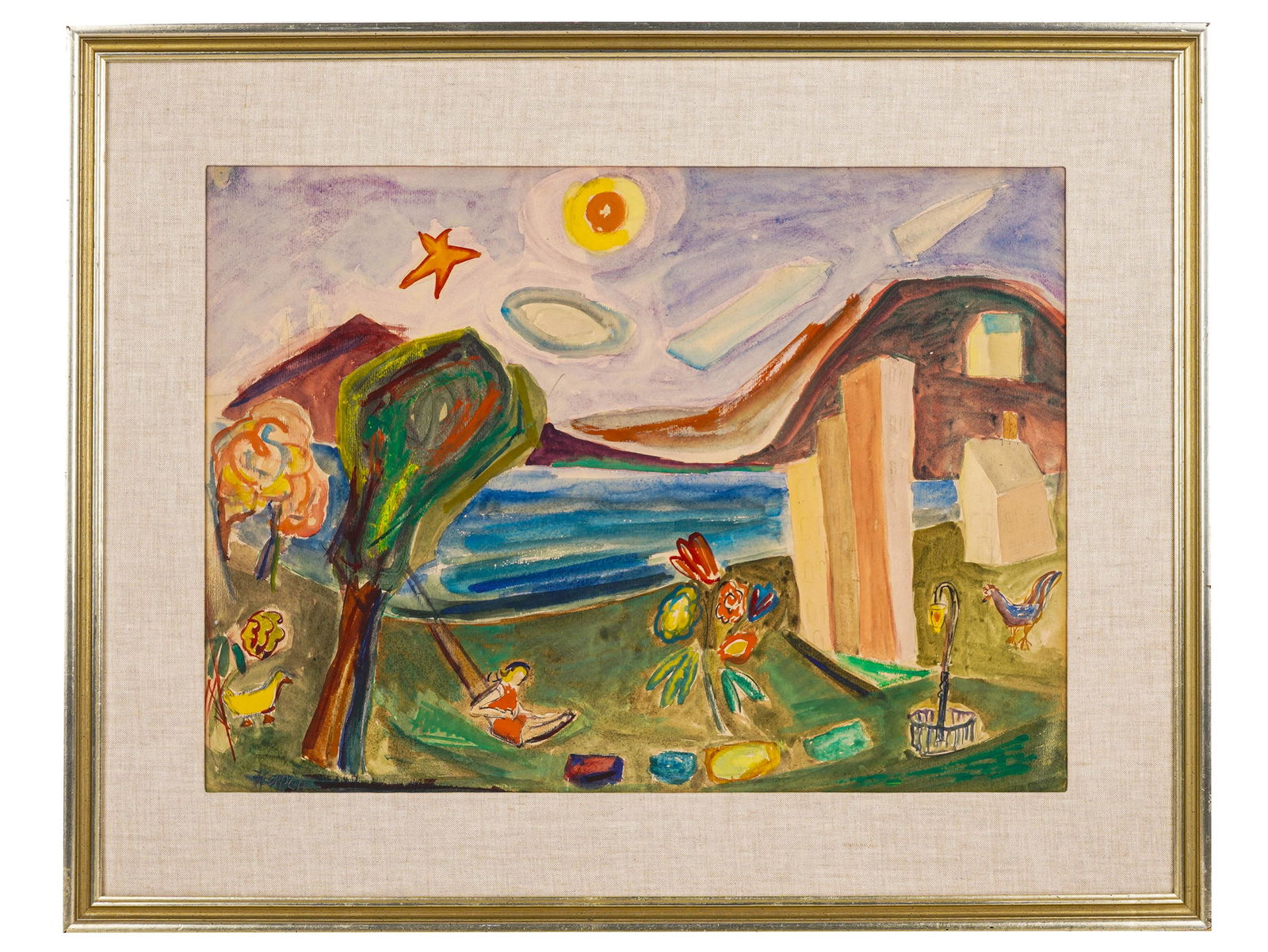 ROSE KUPER (1888 - 1987): "HAPPYLAND #21" (1 of 8)