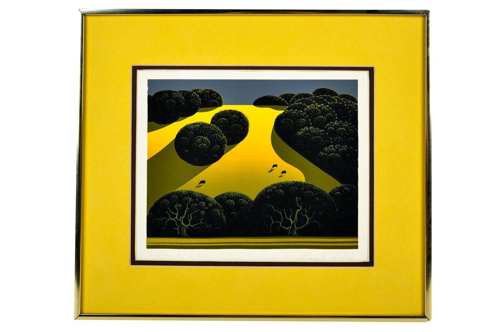 EYVIND EARLE (1916 - 2000): "ALAMO PINTADO" (1 of 10)