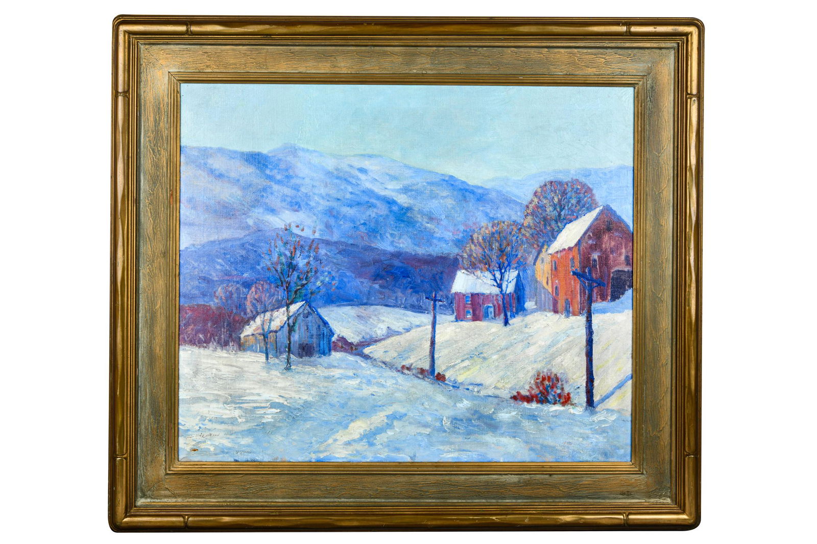 WILLIAM STONE BEEKEN (1897 - 1952): WINTER LANDSCAPE (1 of 10)