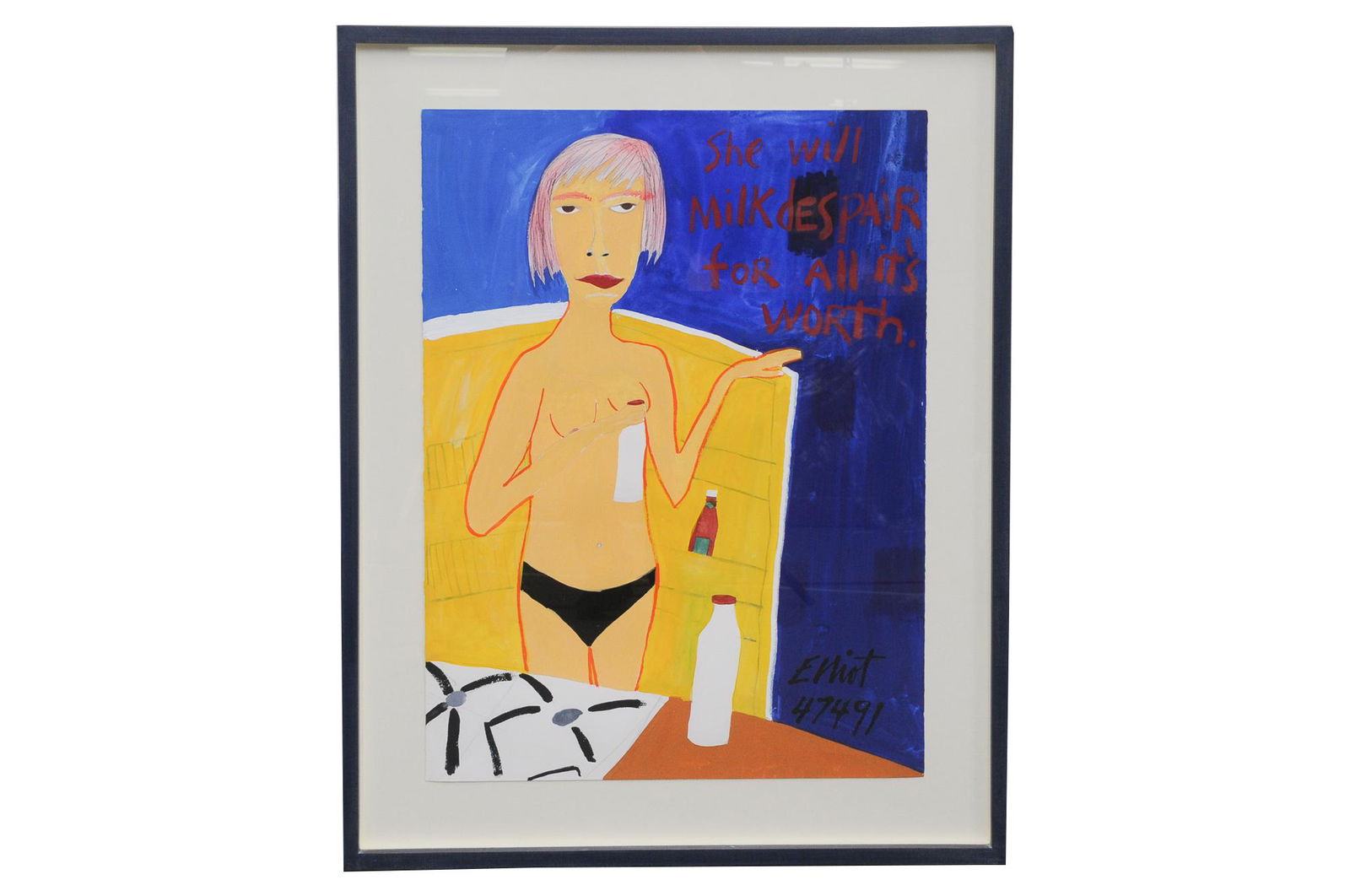 ELLIOT FREEMAN (20TH CENTURY): "SHE WILL MILK DESPAIR (1 of 12)