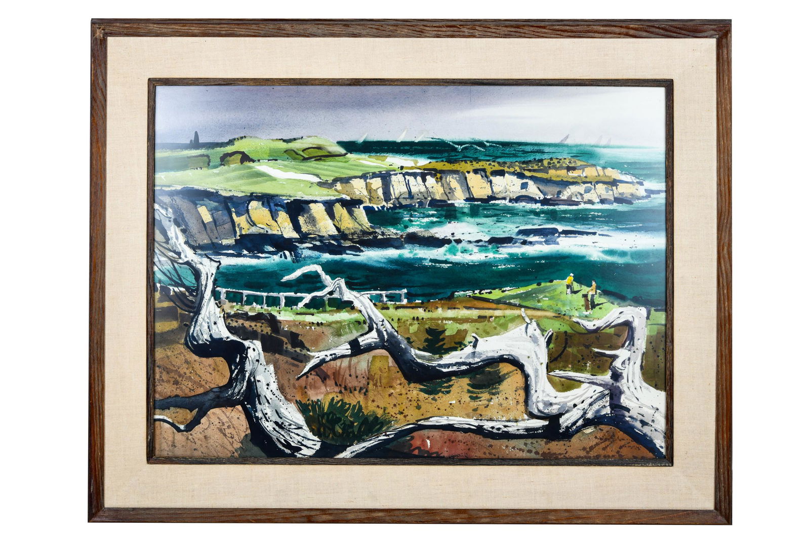 RALPH HOLETT (1915 - 1974): "CYPRESS POINT" (1 of 11)